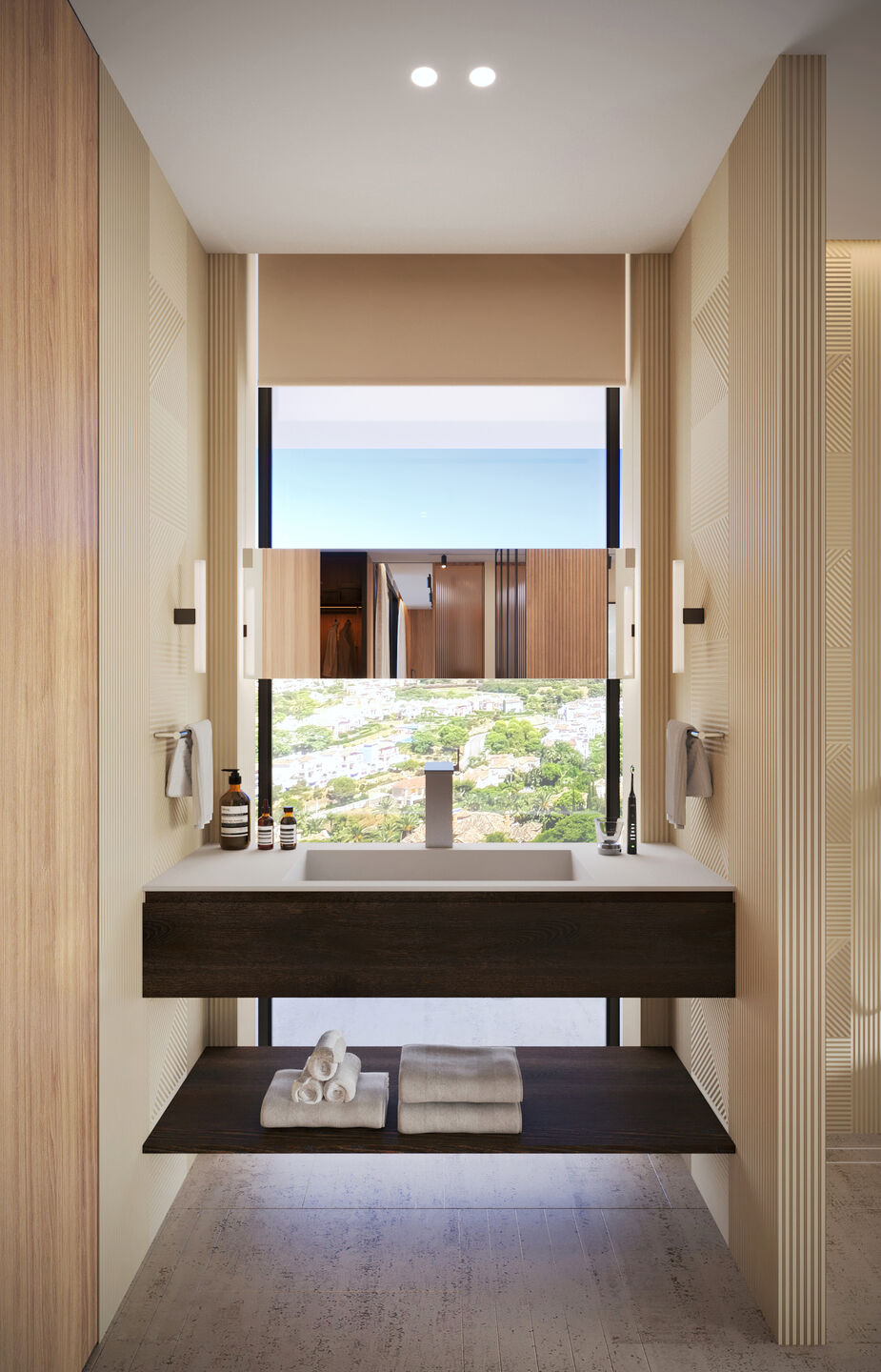 Modern Master Bathroom I Vanity Area
