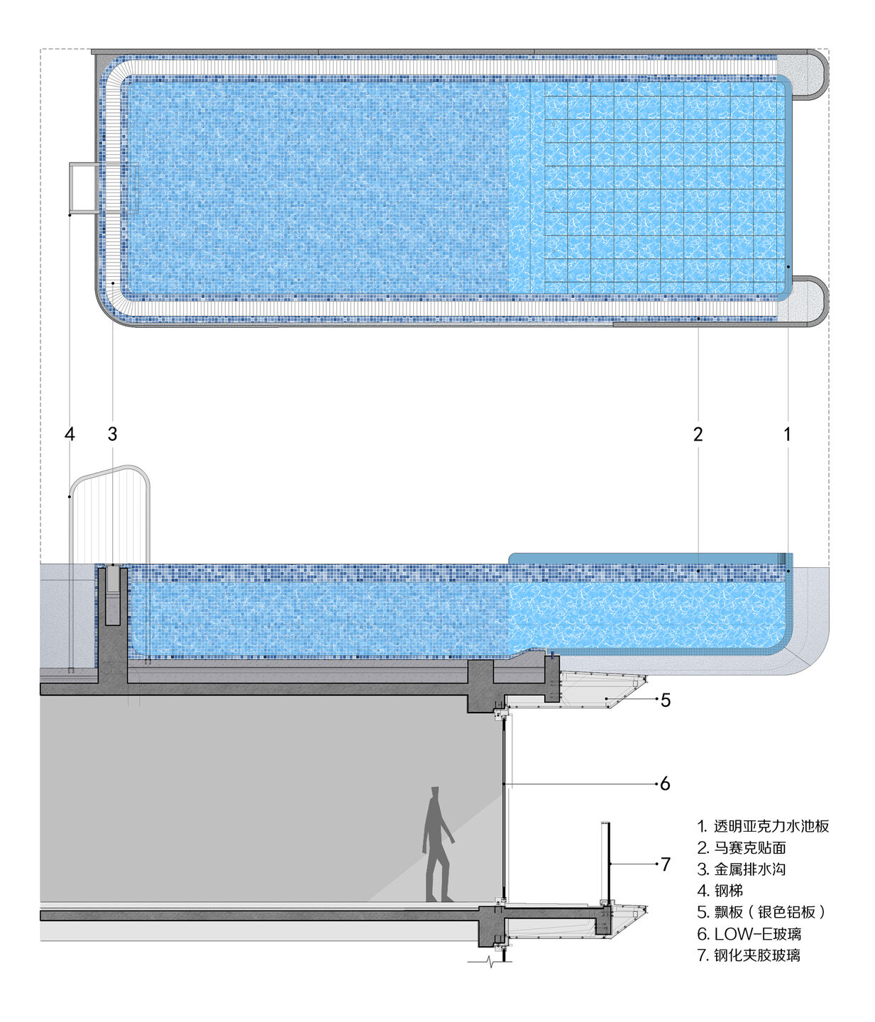 Skypool Detail Drawing