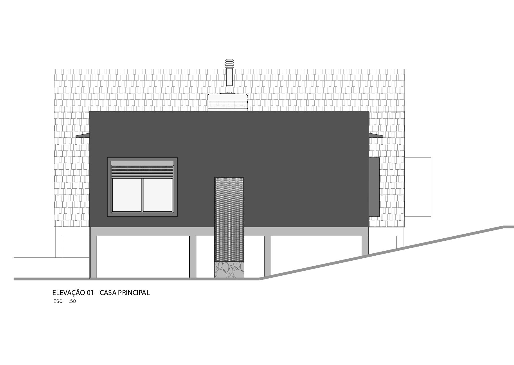 Elevation 01 - Main House
