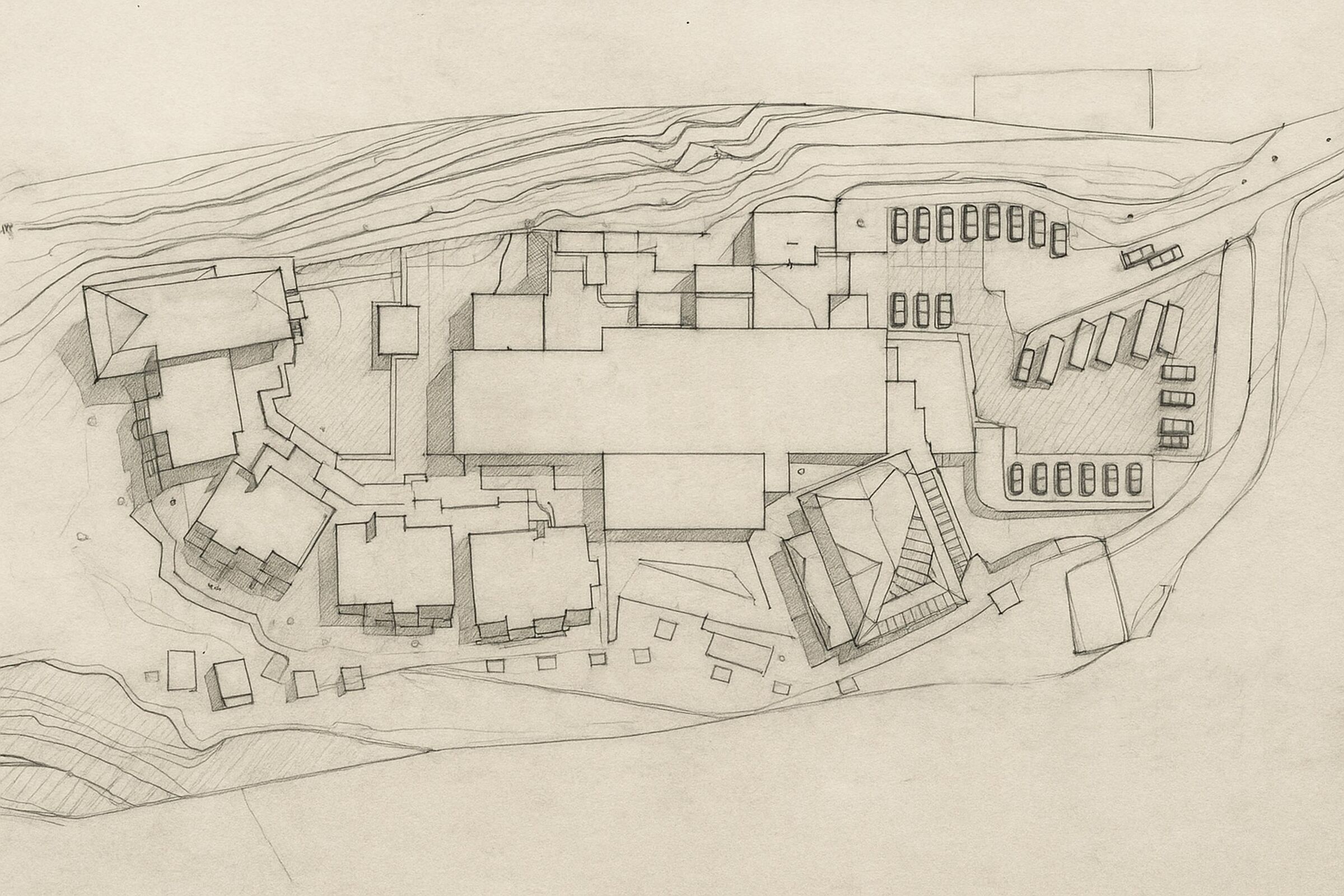 Koti Resorts, Concept Sketch, Circa 1989