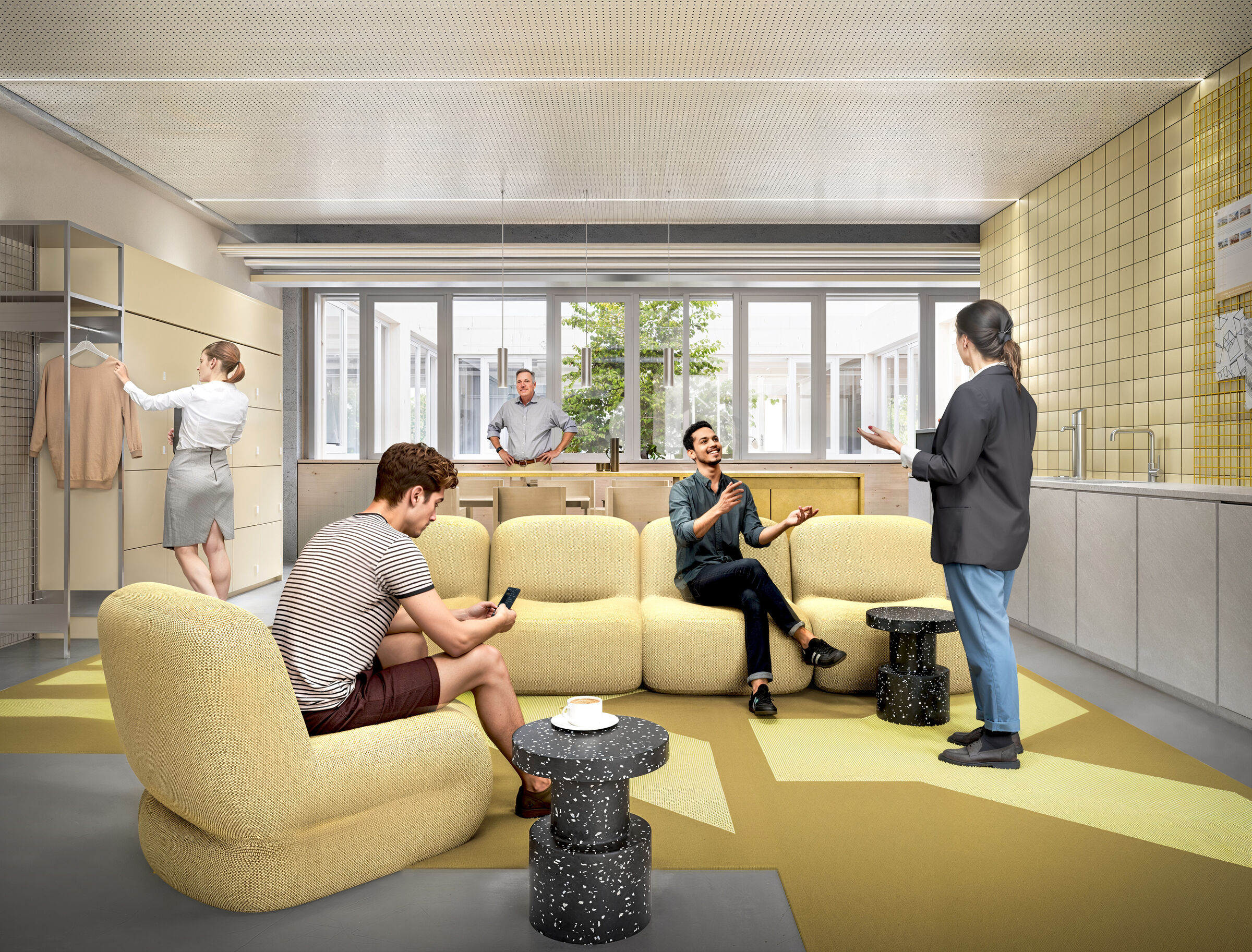 Living Room, office unit