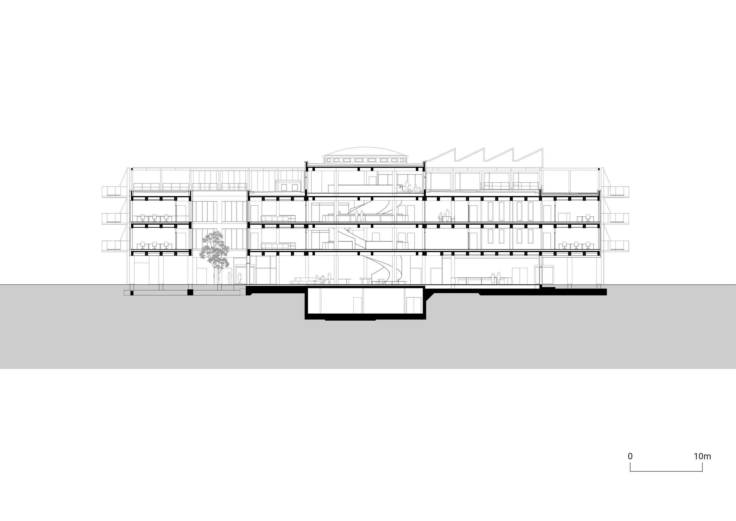 Section, original scale 1:200