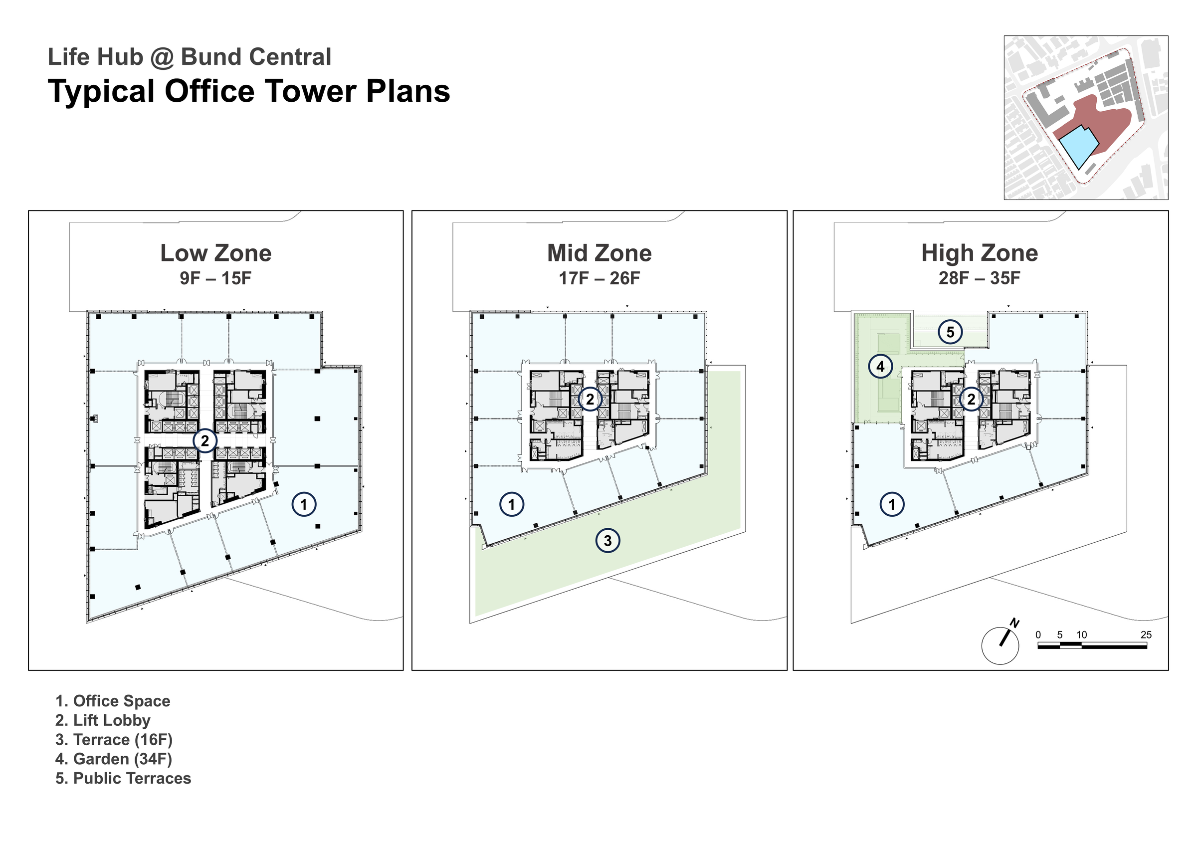 Life Hub @ Bund Central - Tower Plans