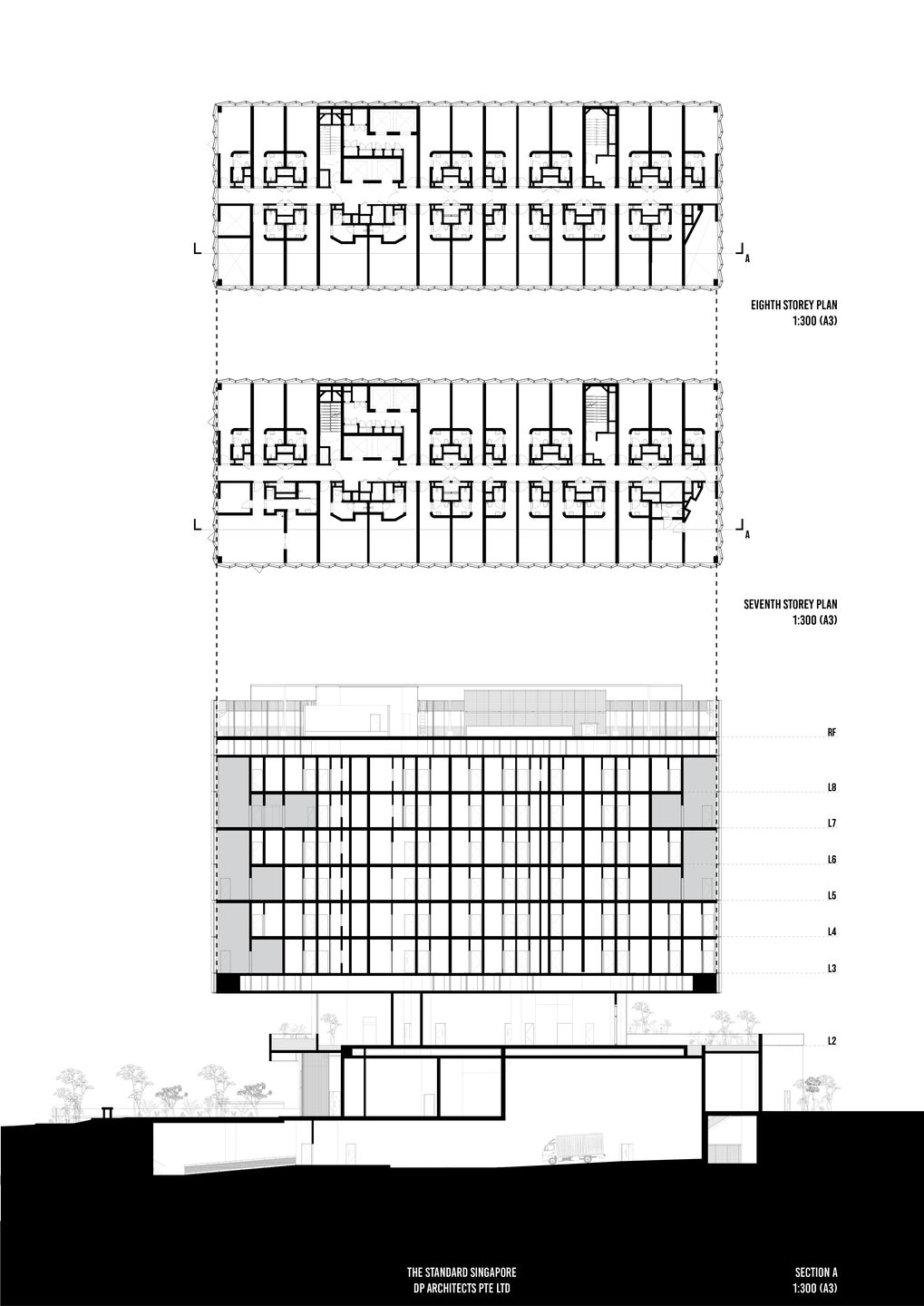 All servant spaces are tucked into the basement, leaving as much of the serviced spaces above ground
