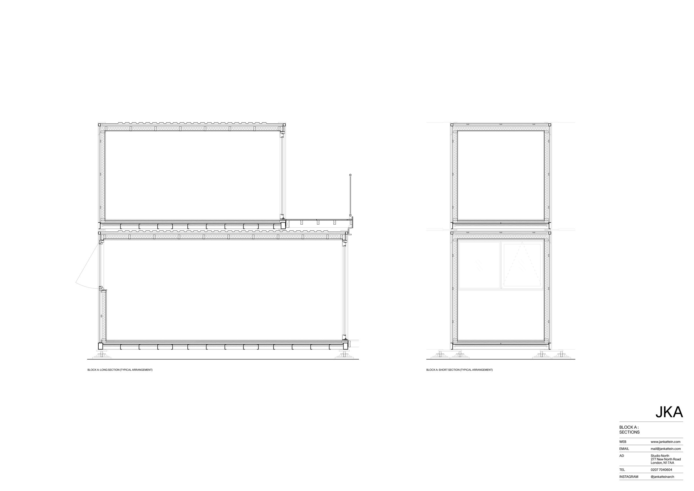 Block A sections