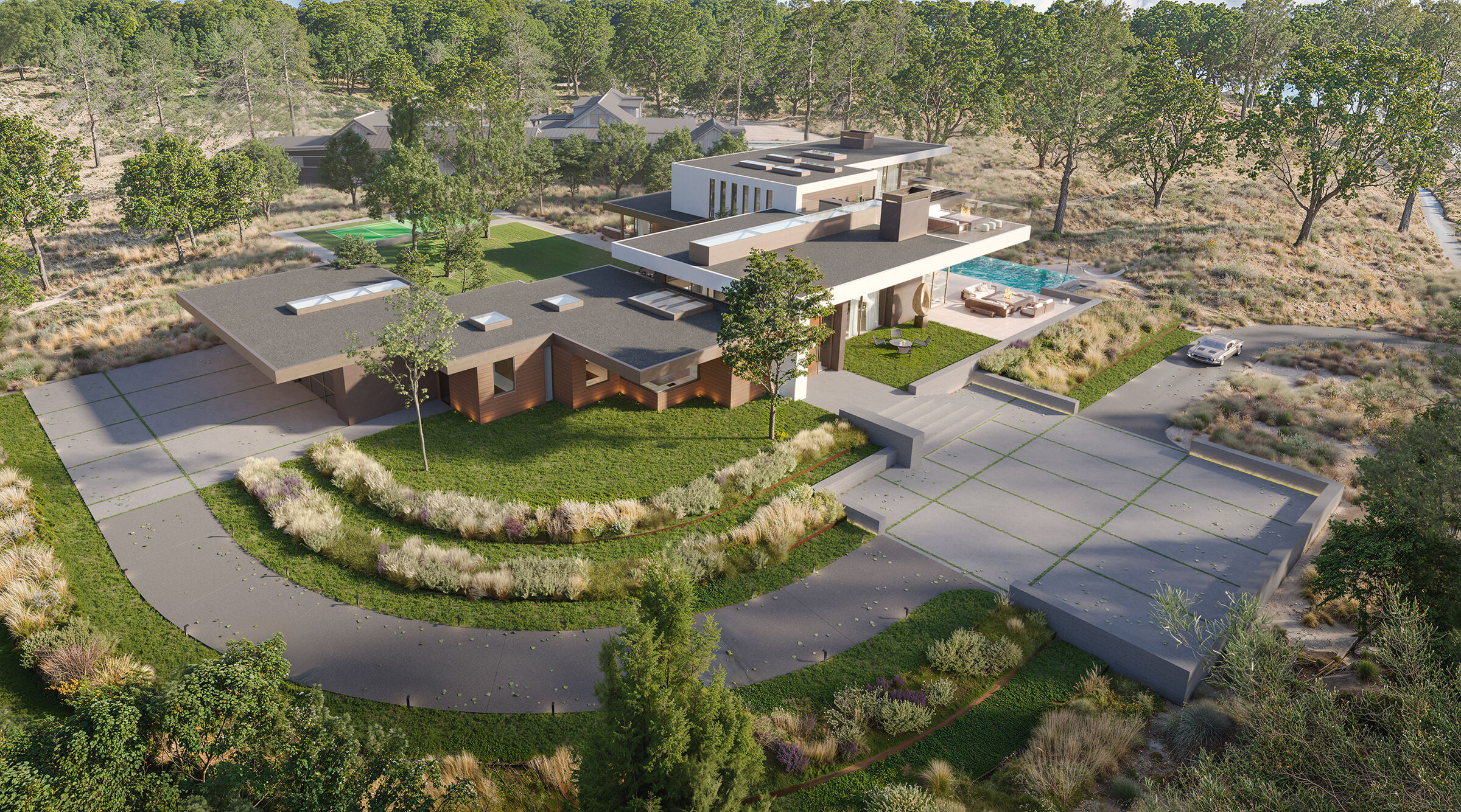 16 Glenhaven, a modern architectural resort style luxury home in Reno, Nevada