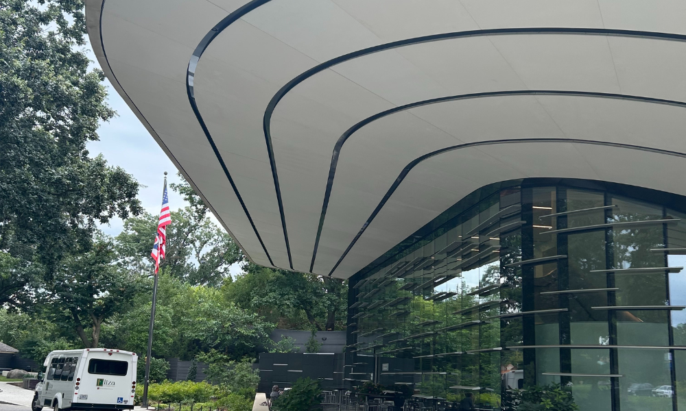 New entrance to Cleveland Museum of Natural History