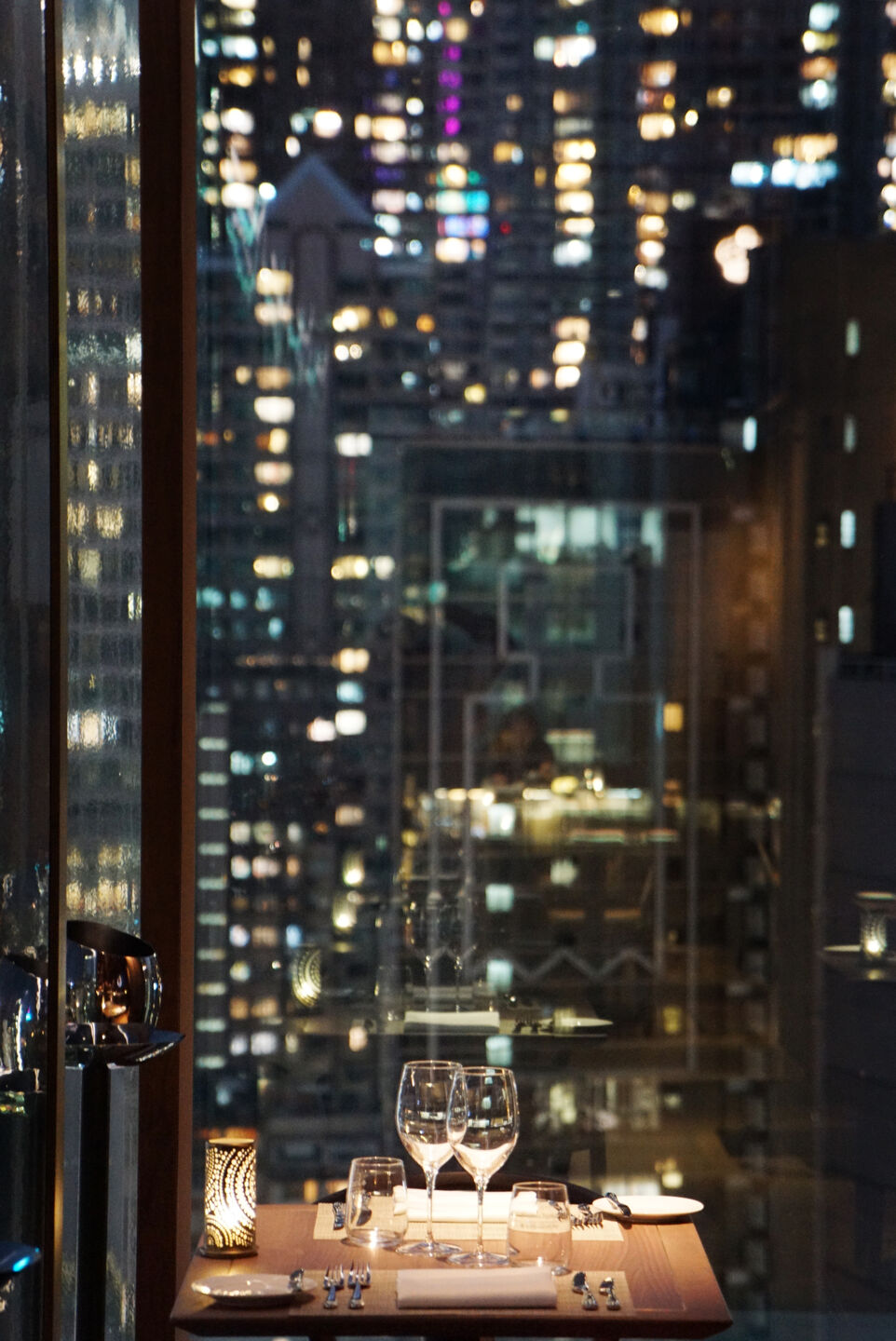 Window Tables at Night