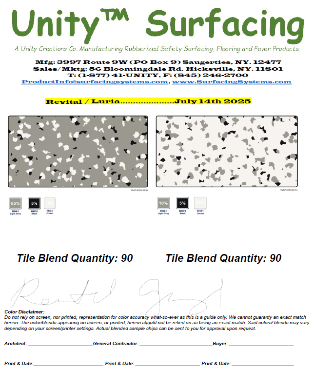 Computer Generated Blends for Client