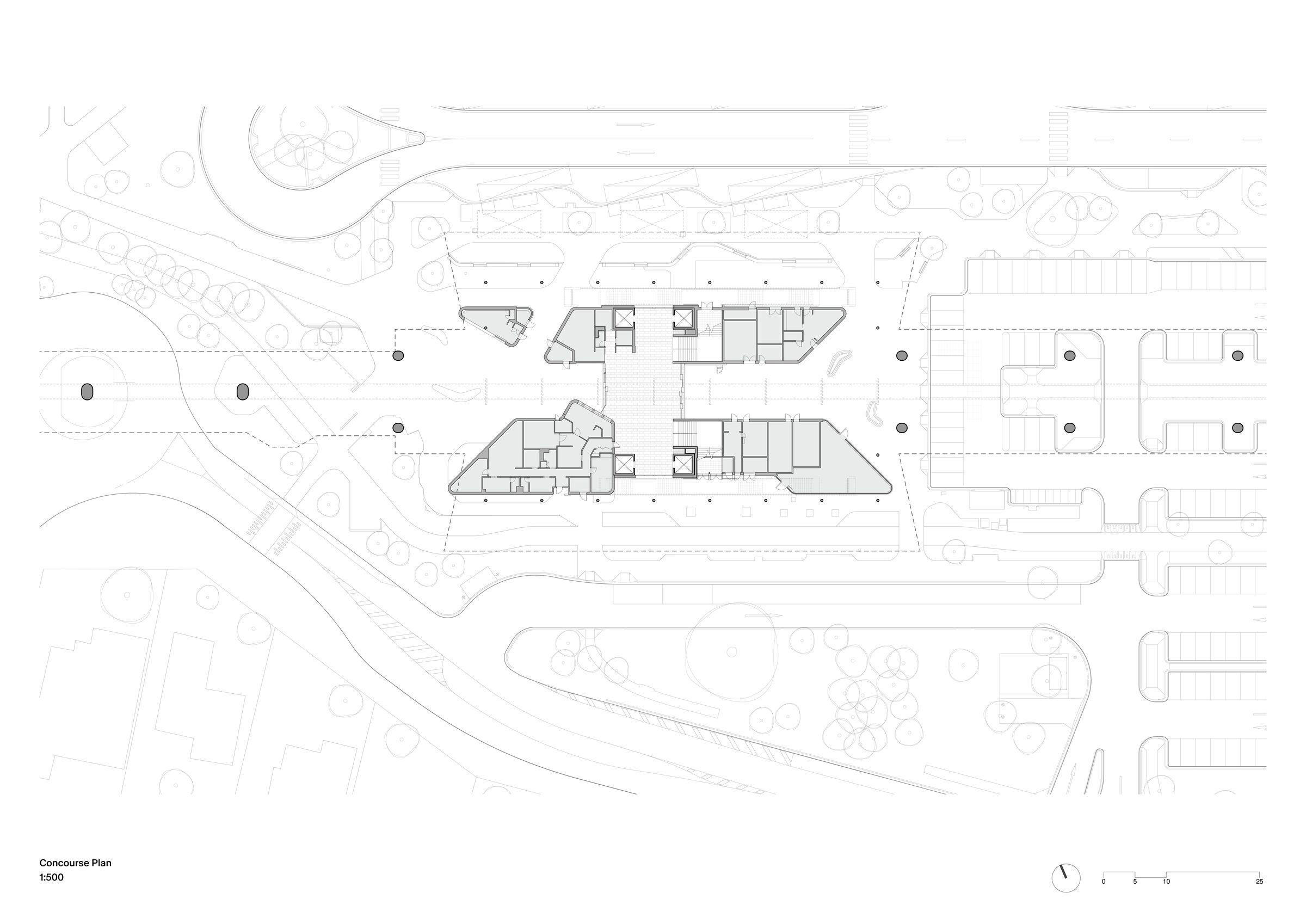 Concourse Plan 1:500