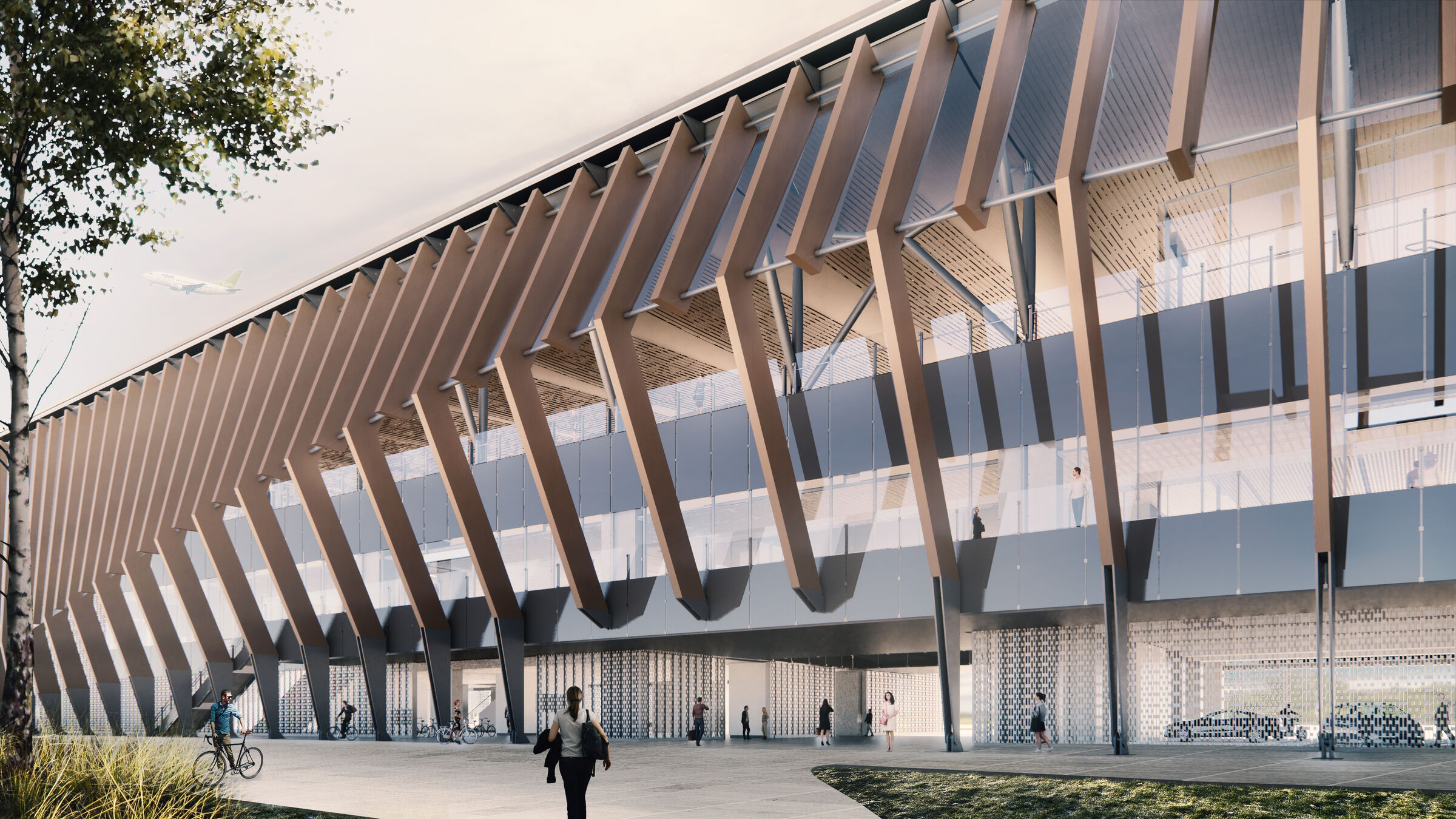 Riga HSR Station façade