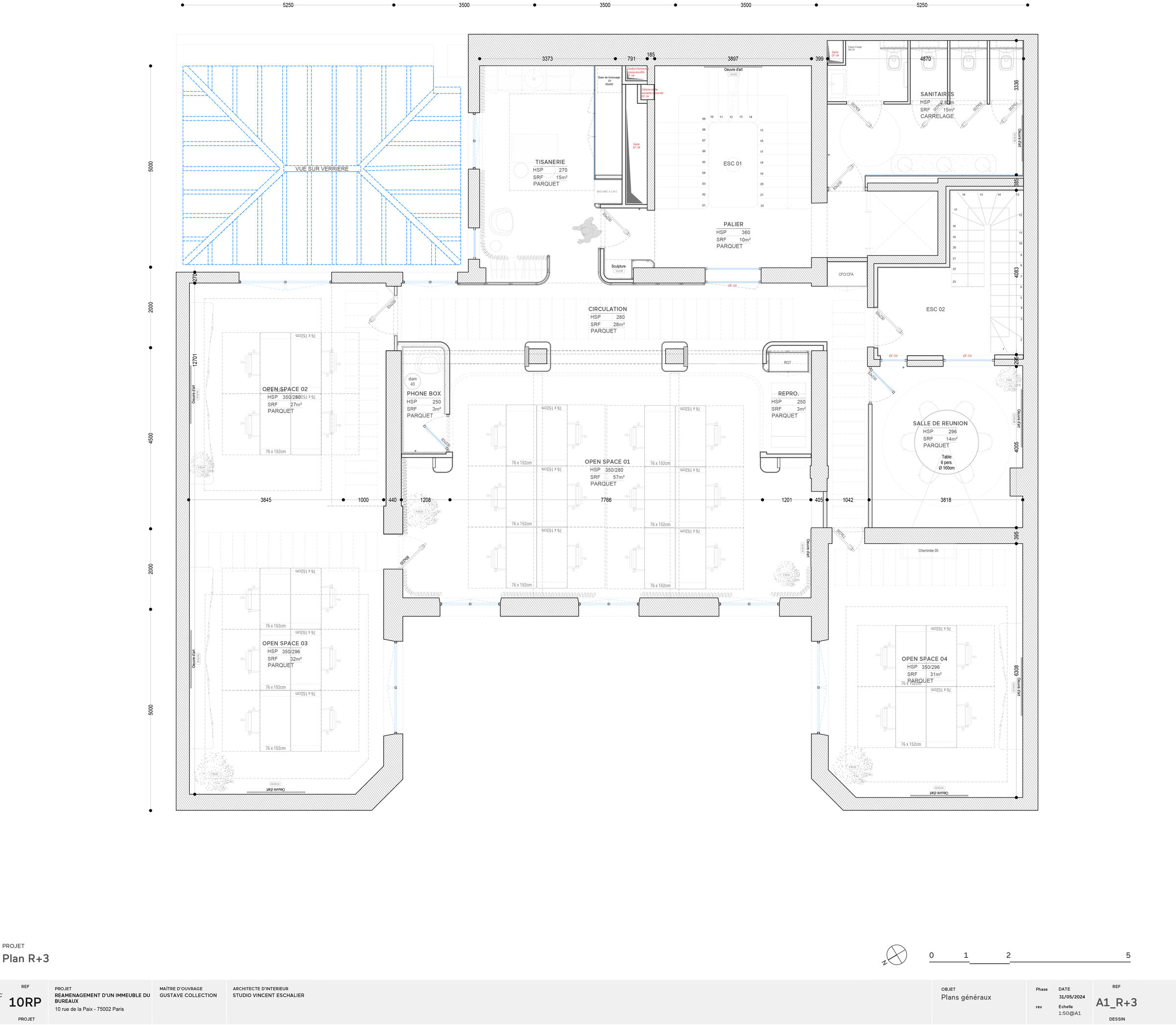 Typical office floor