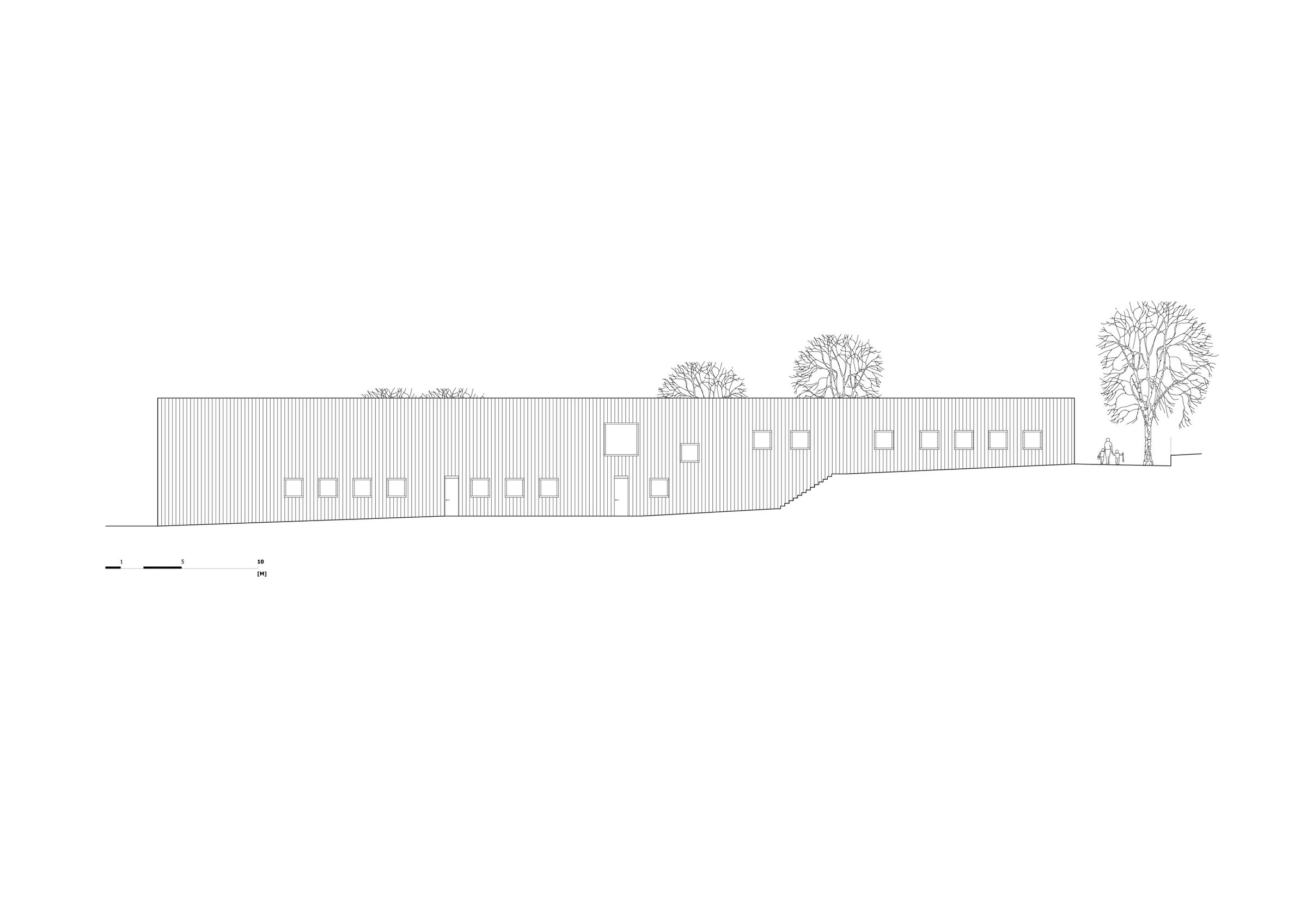 Elevation north