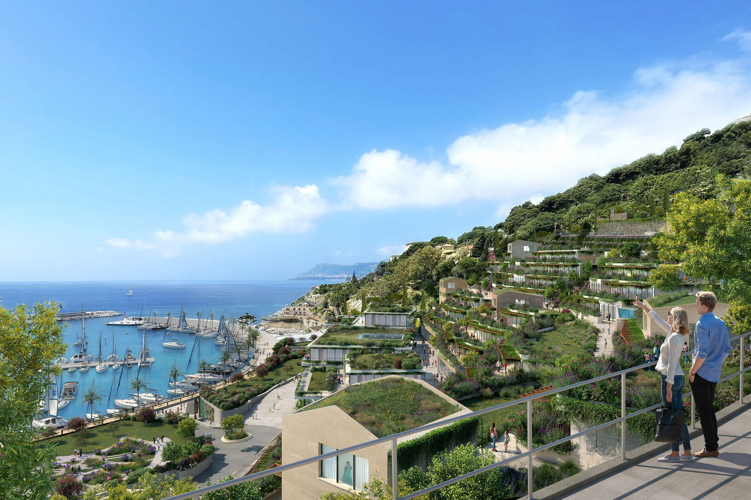 Marina di Ventimiglia mixed-use developments