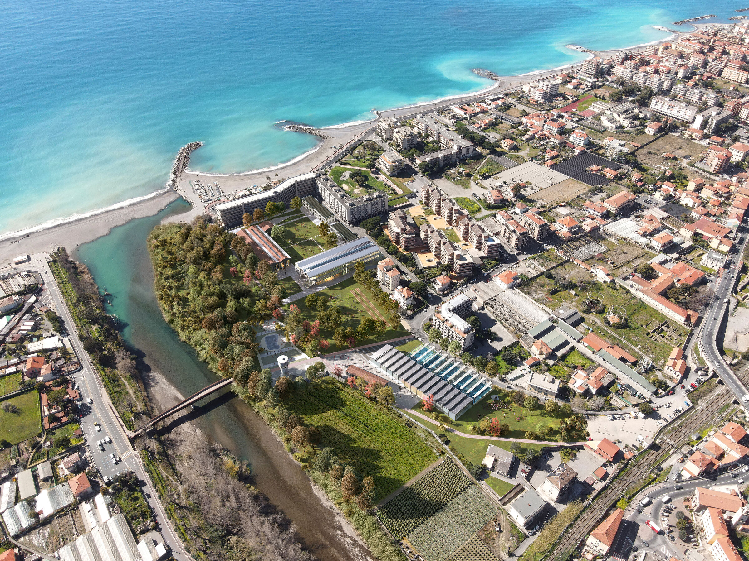 Borgo Del Forte Campus aerial view