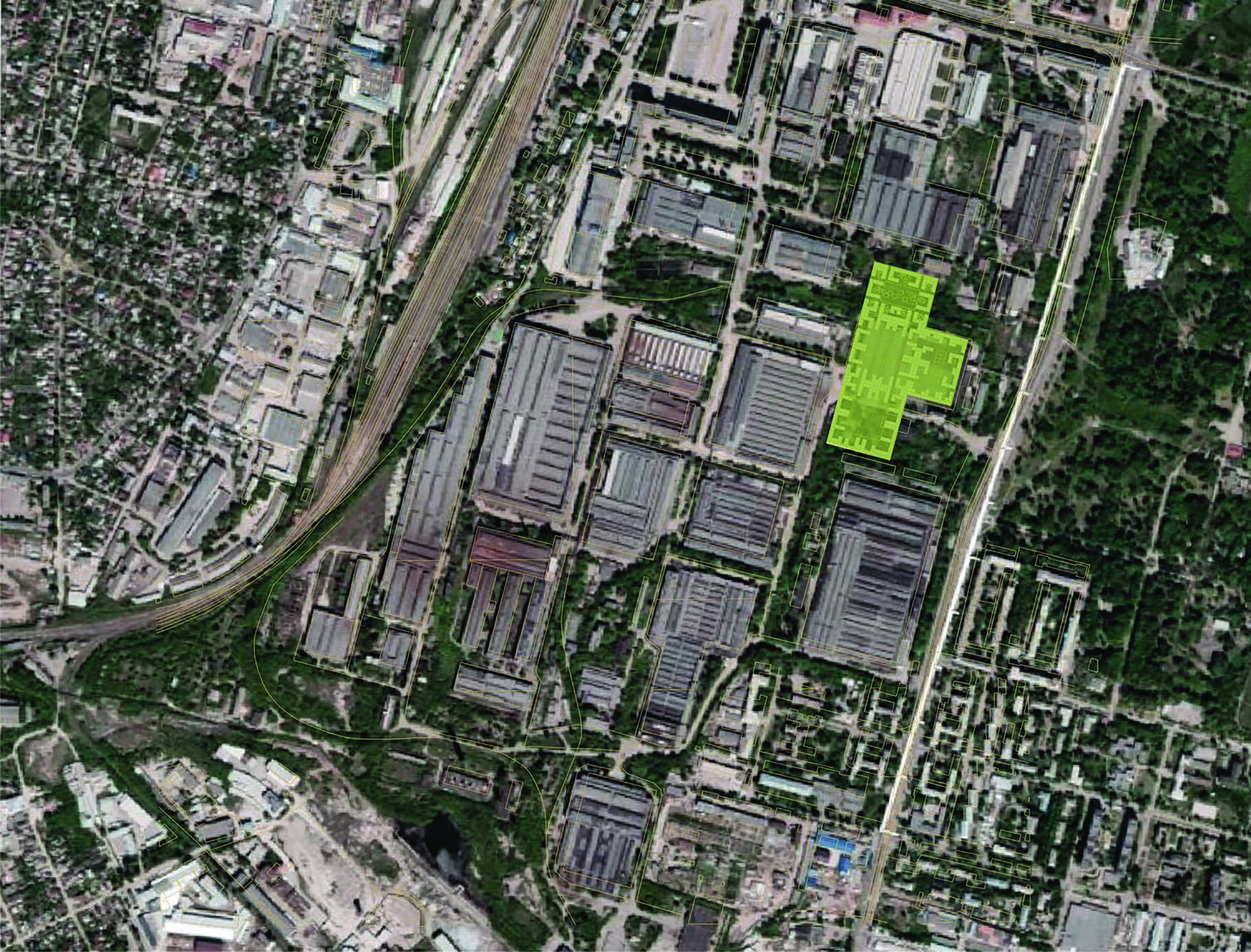 Location in the city