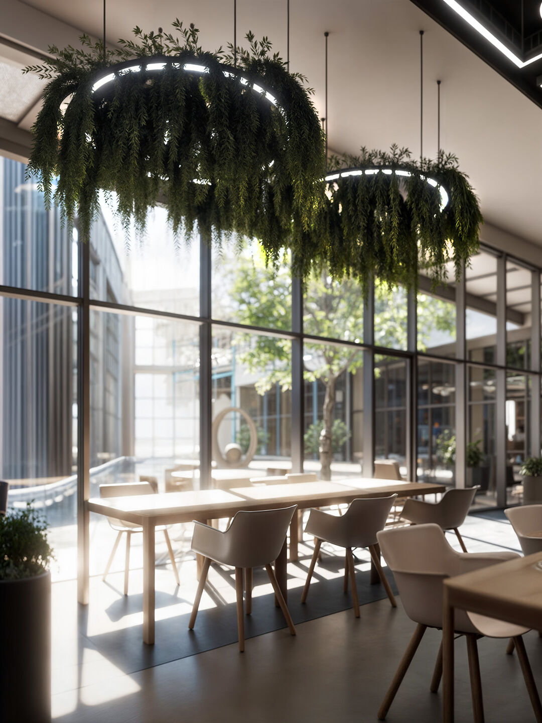 Cafeteria-Interior Courtyard