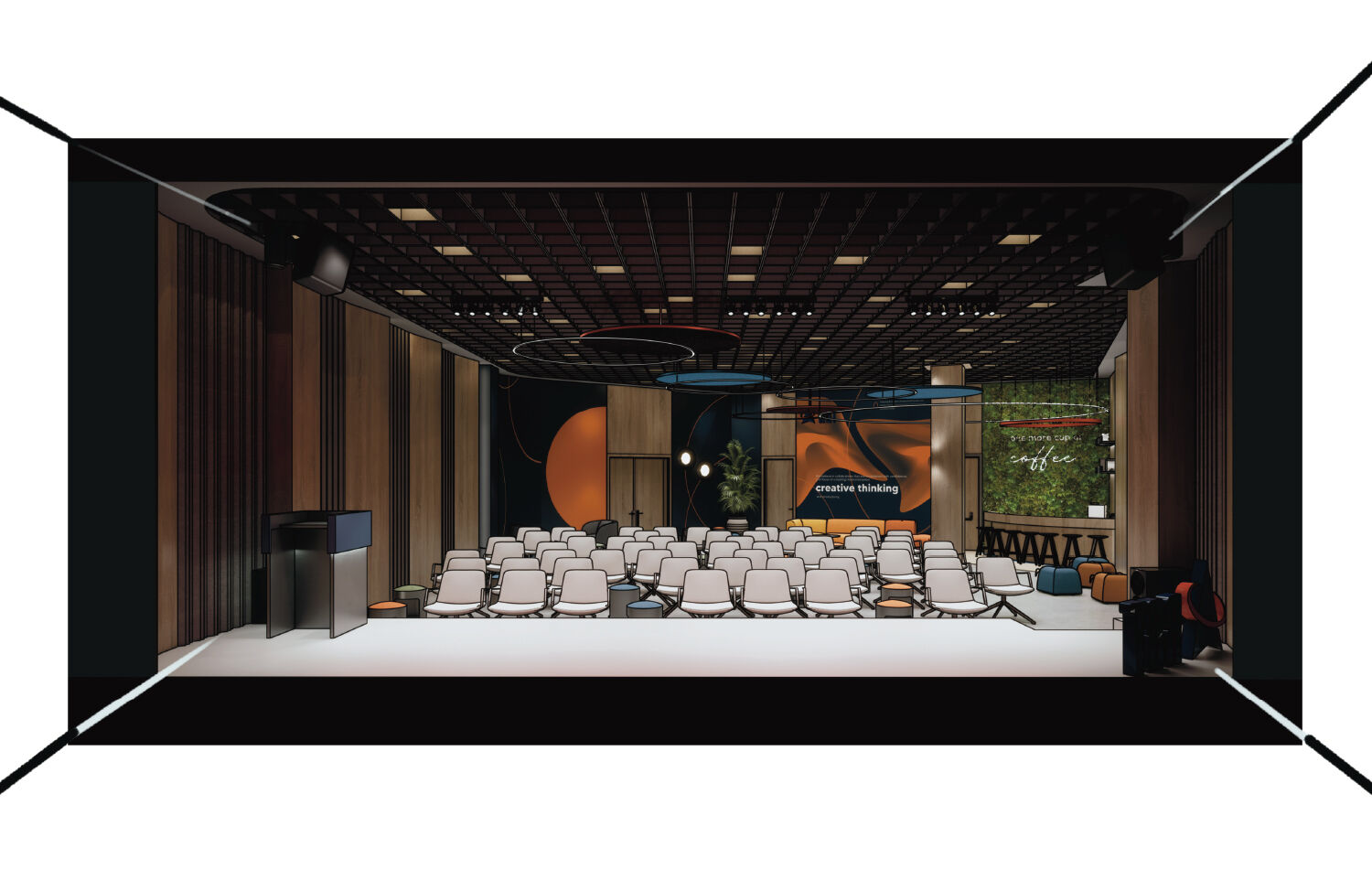 Conference Room-Section Perspective 1