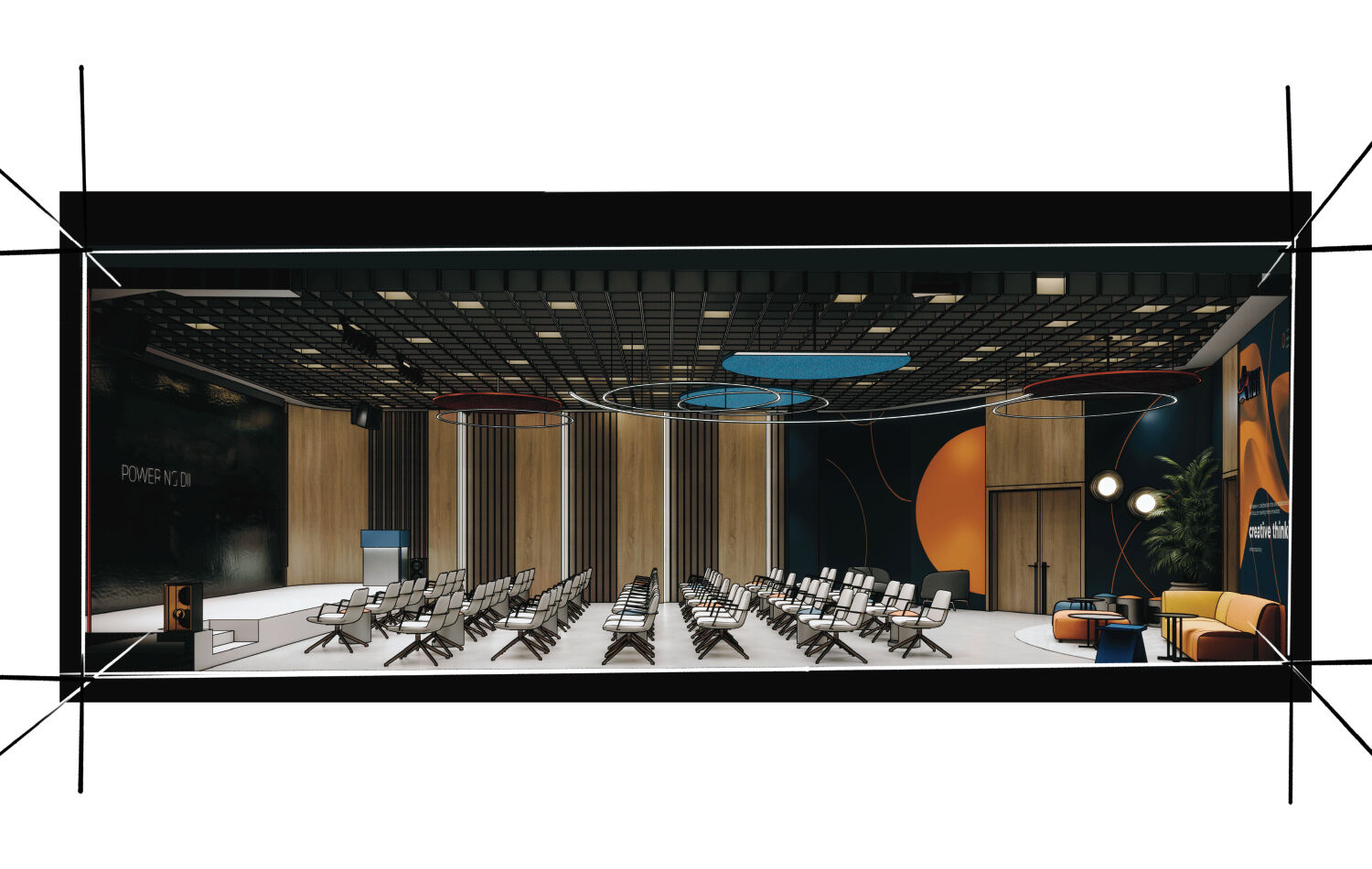 Conference Room-Section Perspective 2
