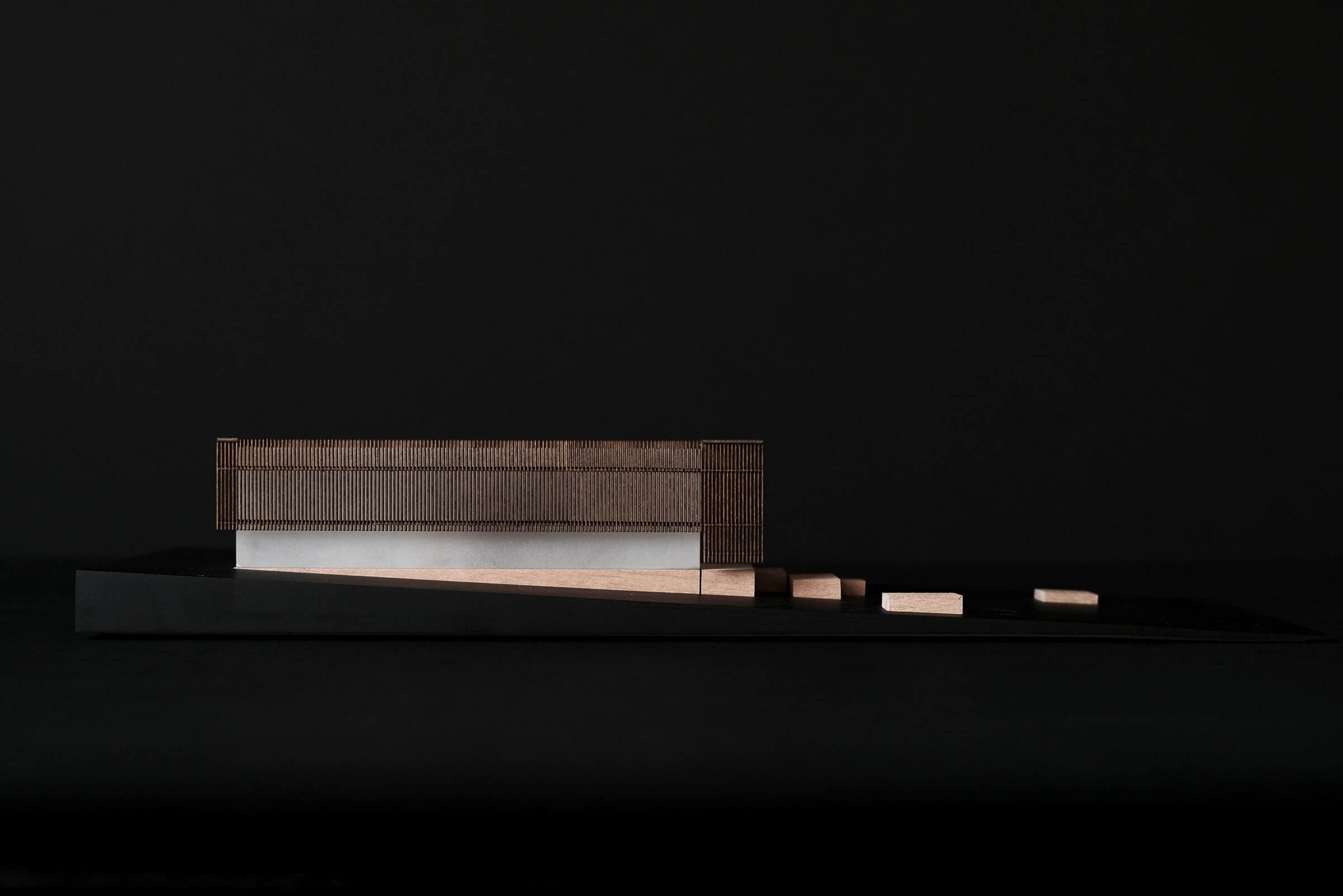 Plinth House - Model - elevation