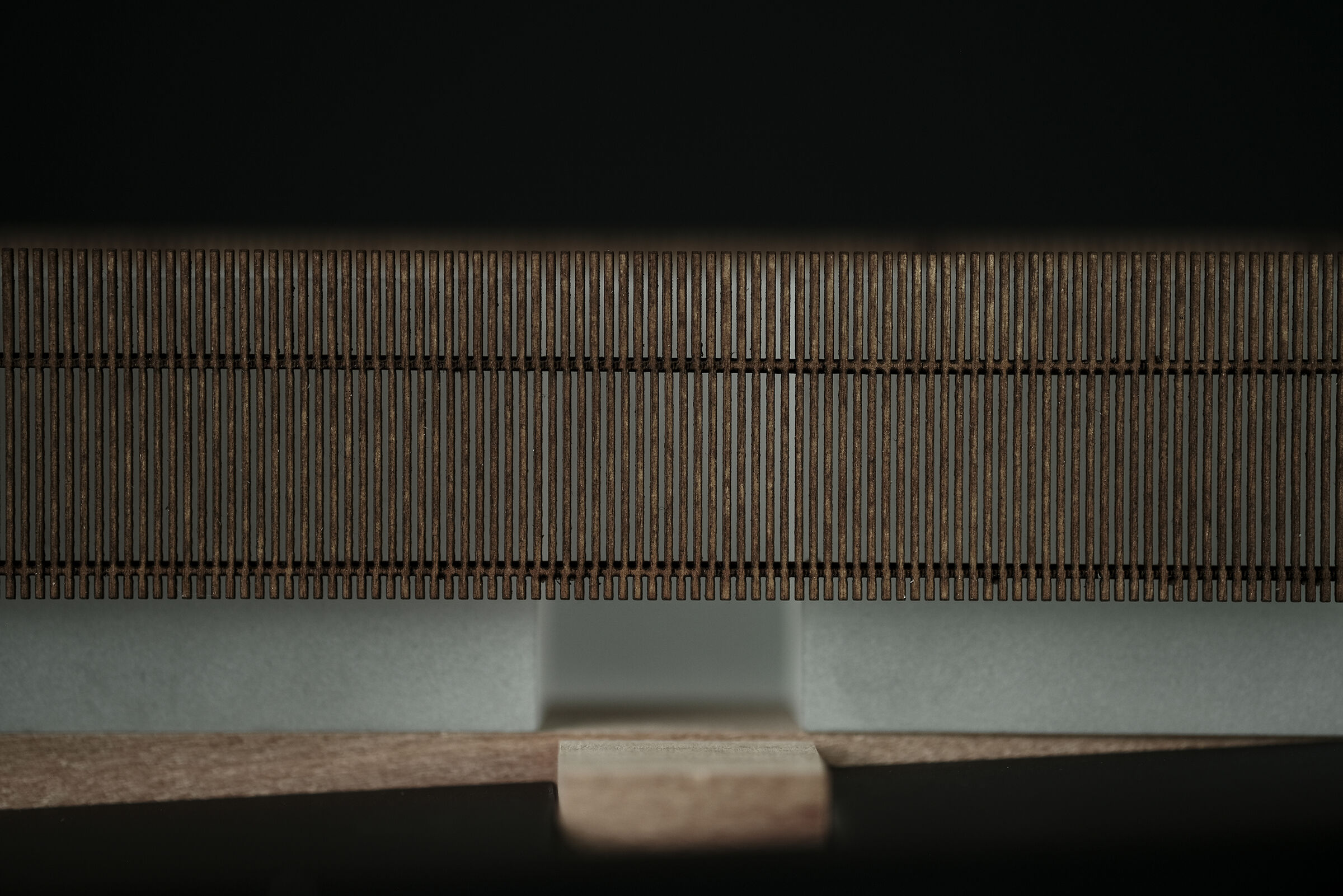 Plinth House - Model - facade detail