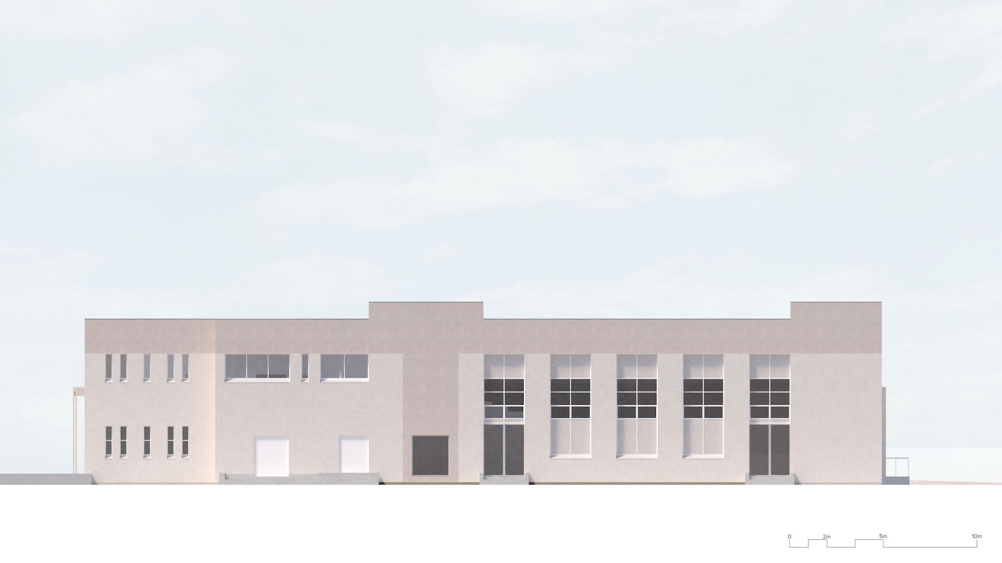 Elevation north