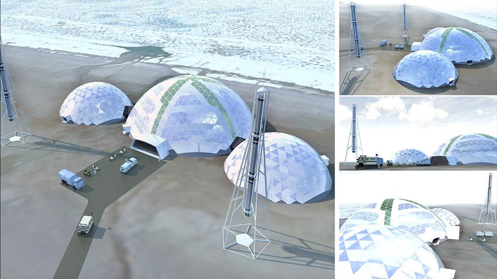 Base Camp of Dome Modules