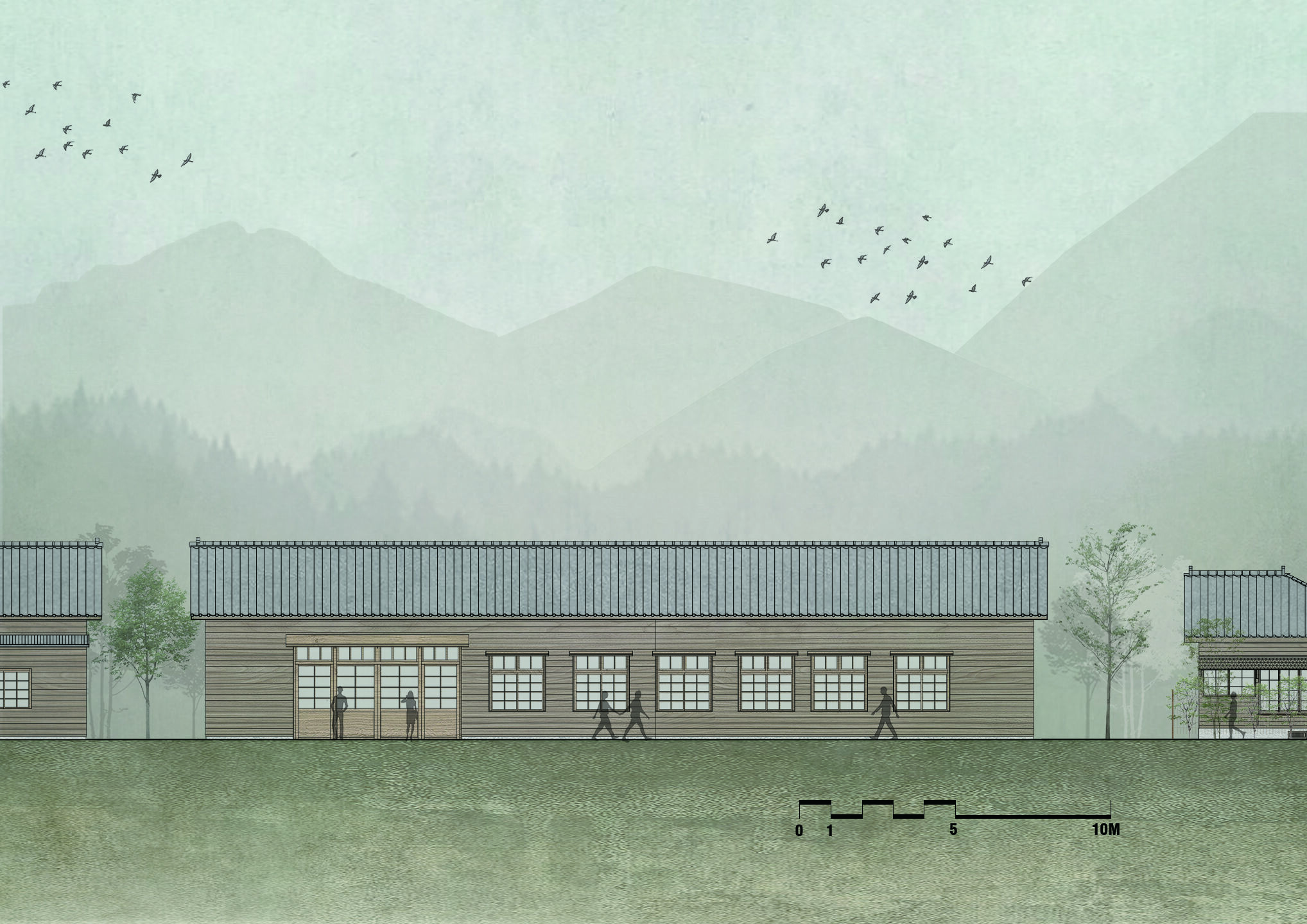 The Canteen-  north elevation