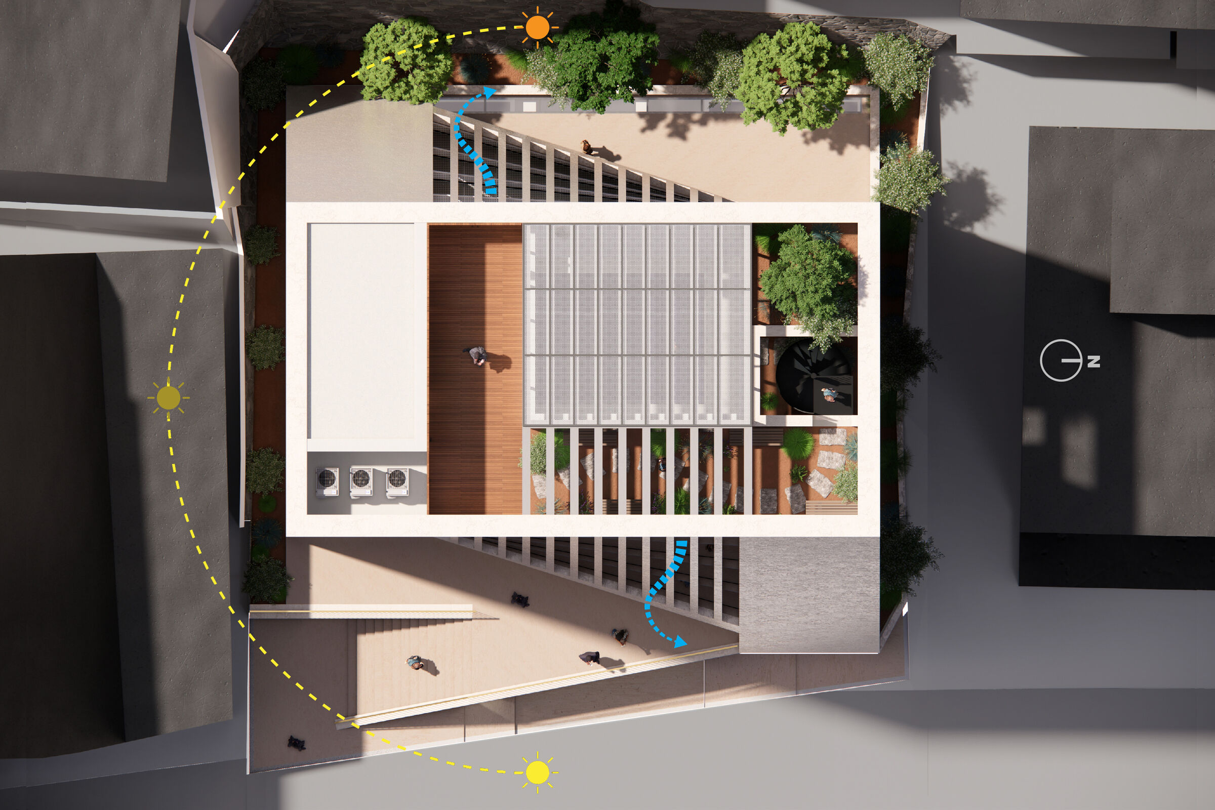 Daylight and ventilation strategy
