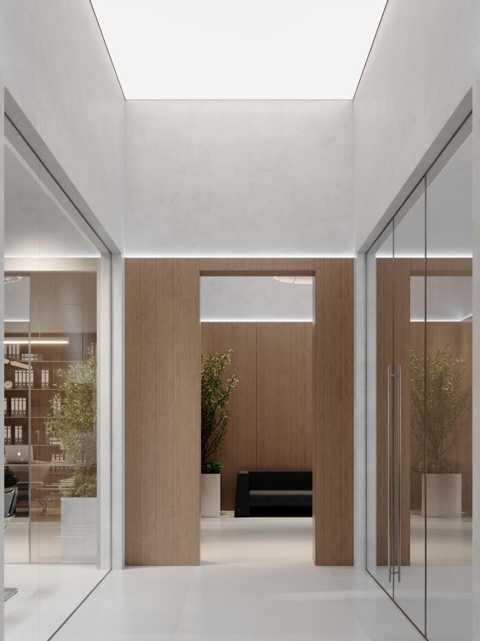 Soft light corridor