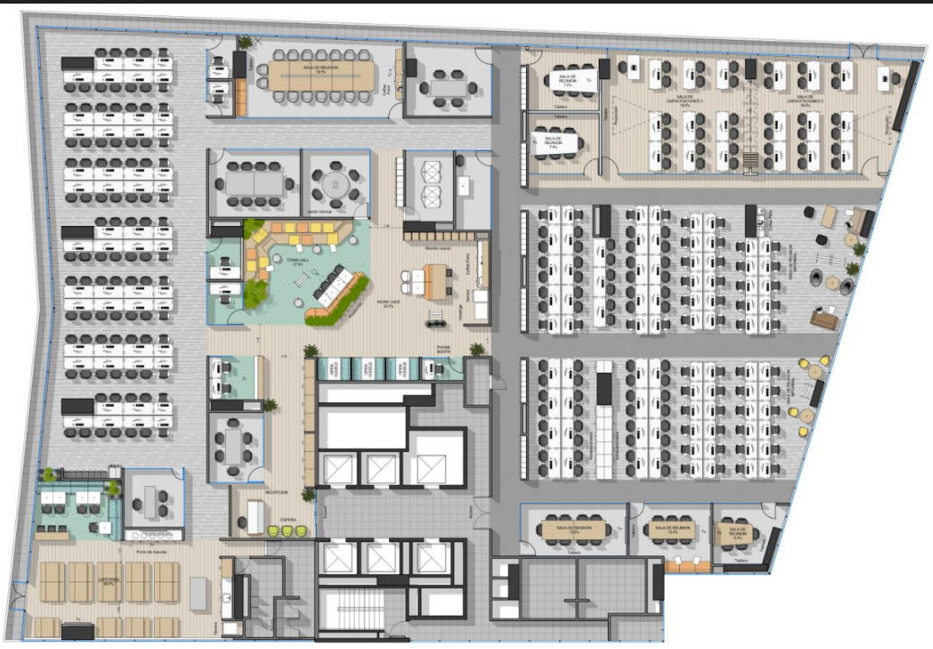 Layout by Contract Workplaces