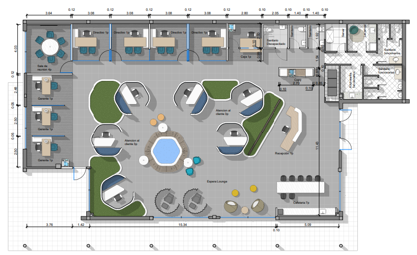 Layout by Contract Workplaces