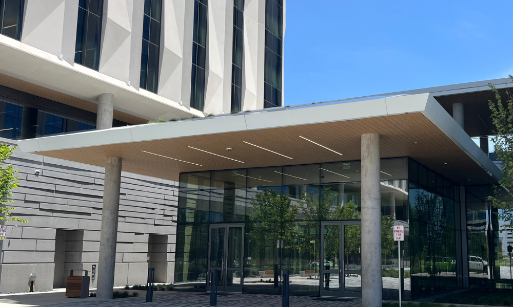 Entrance Canopy at Wells Fargo