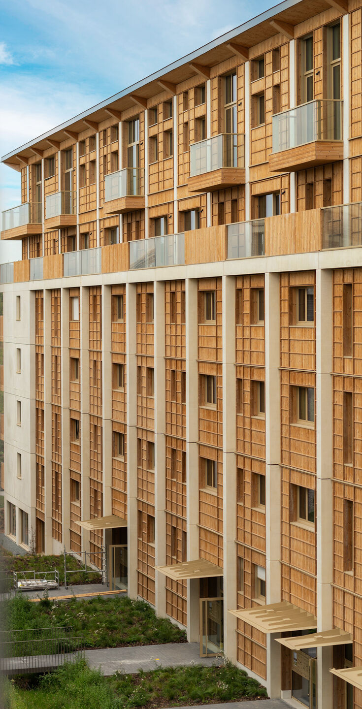 Fire retardant ThermoWood Pine | LDCwood x Lemahieu Group