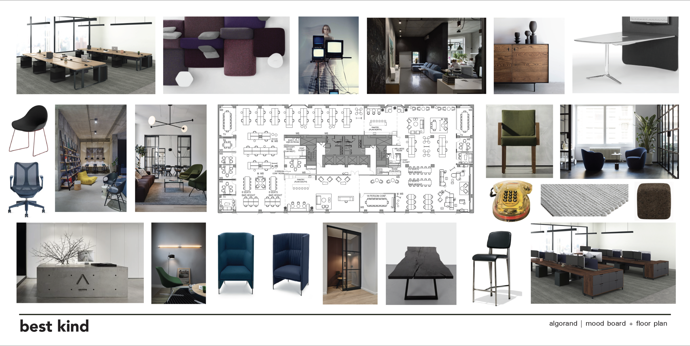 Mood Board + Floorplan