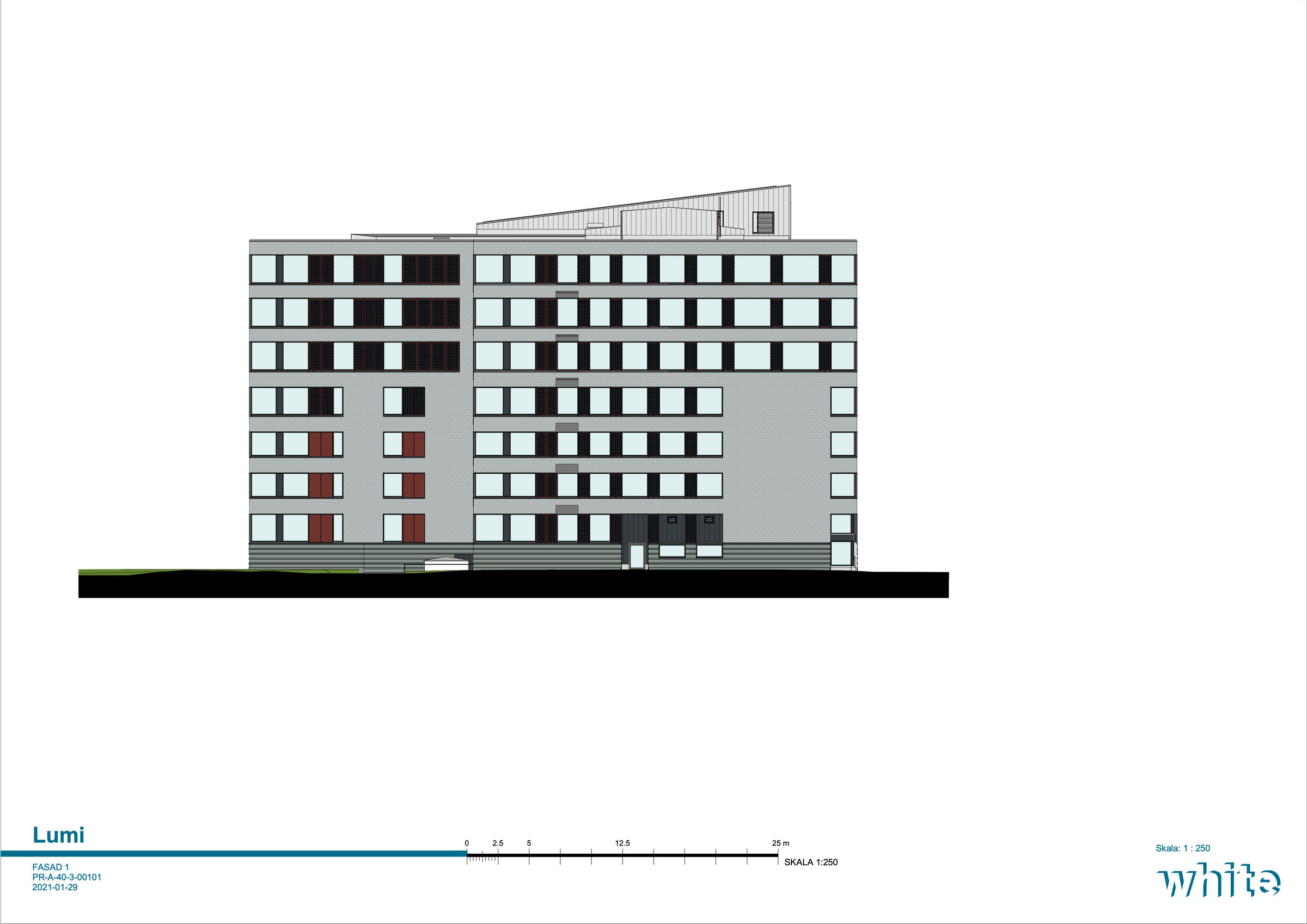 Elevation, south-east