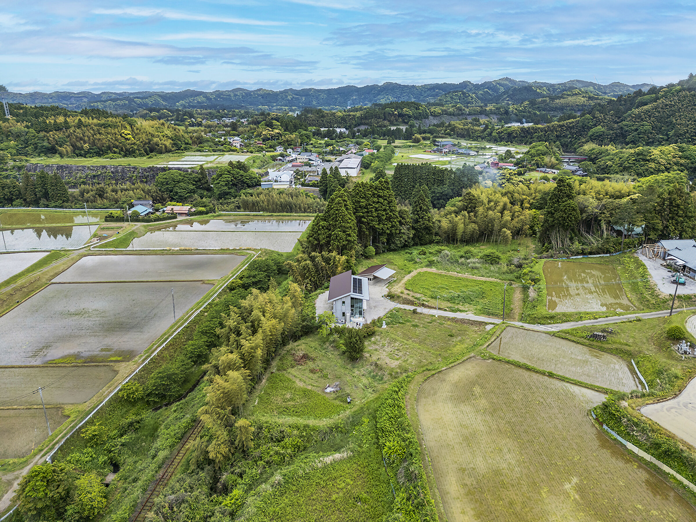 Built in the rural countryside