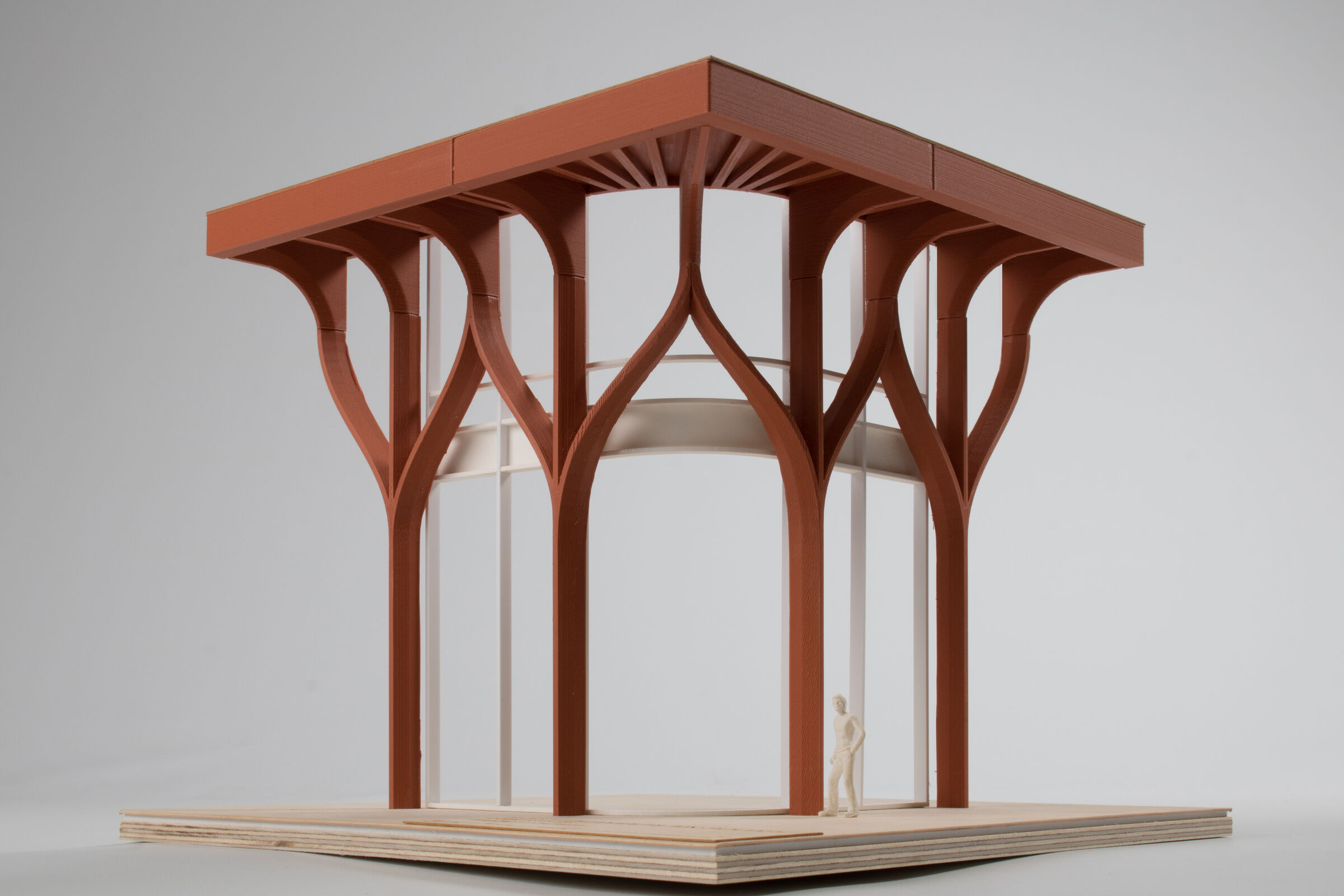 Florid Column Corner Exploration Physical Model