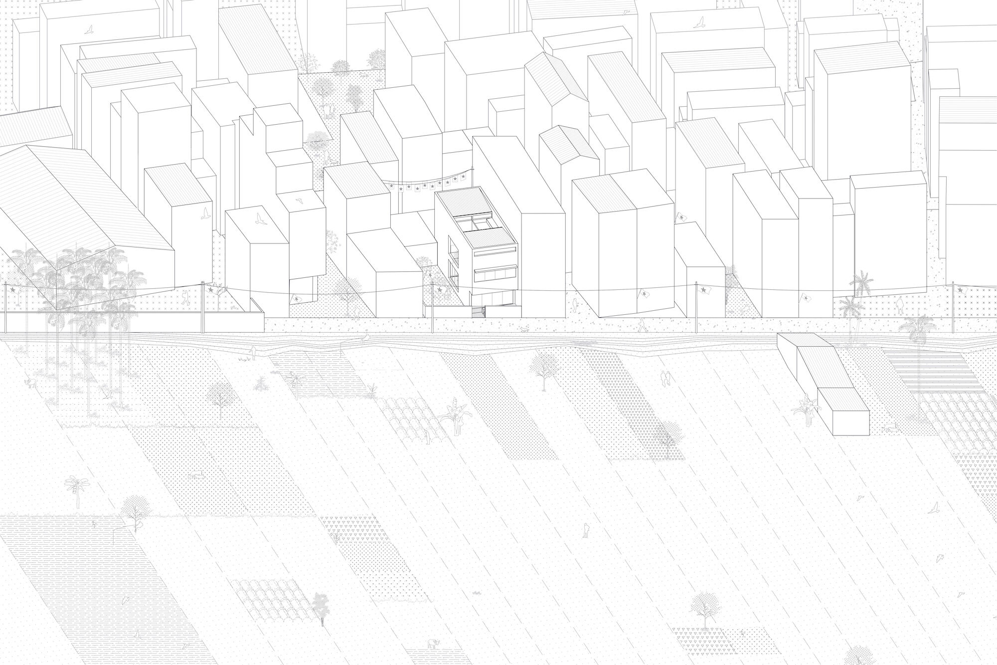 Isometric site plan