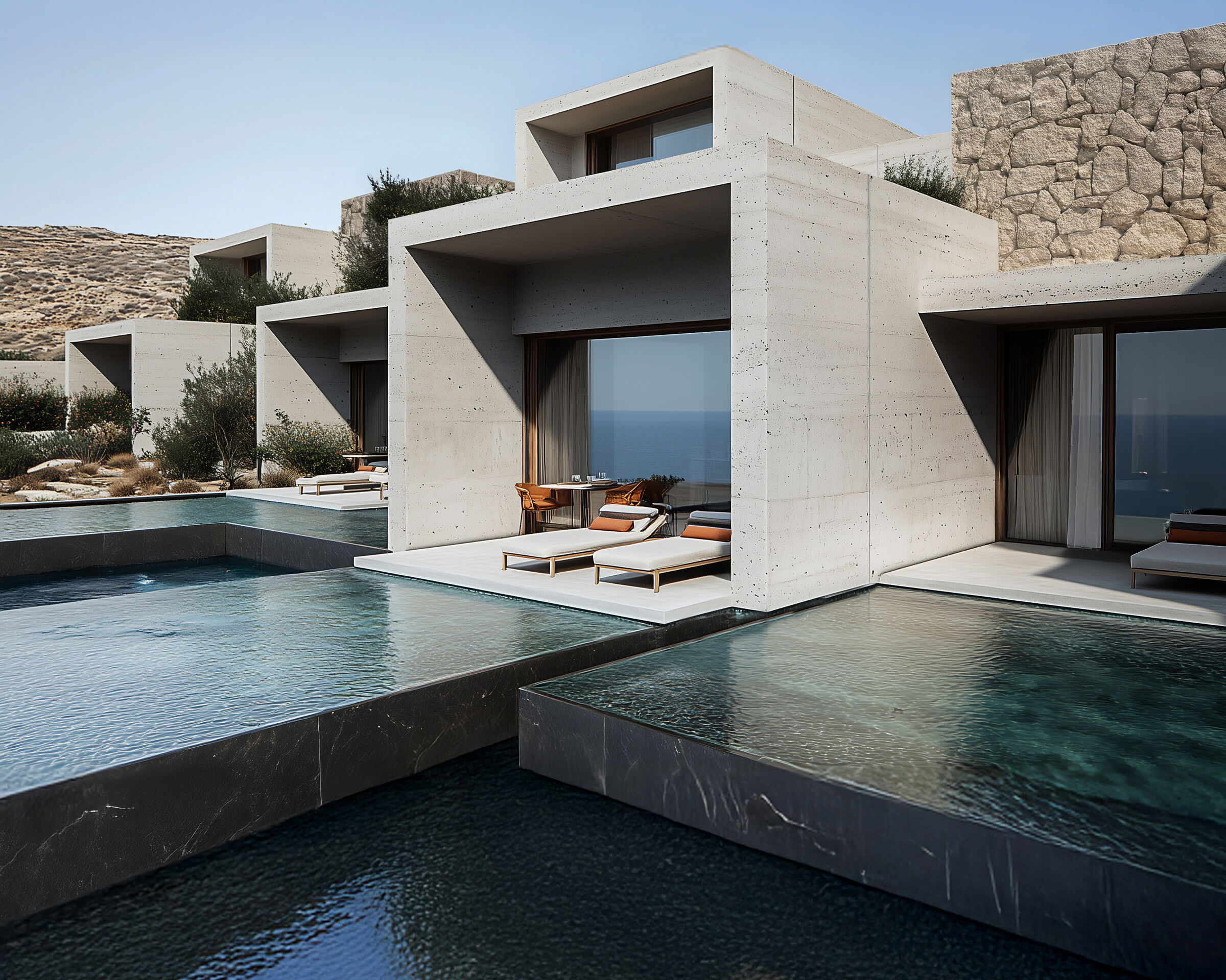 Rooms with private pool