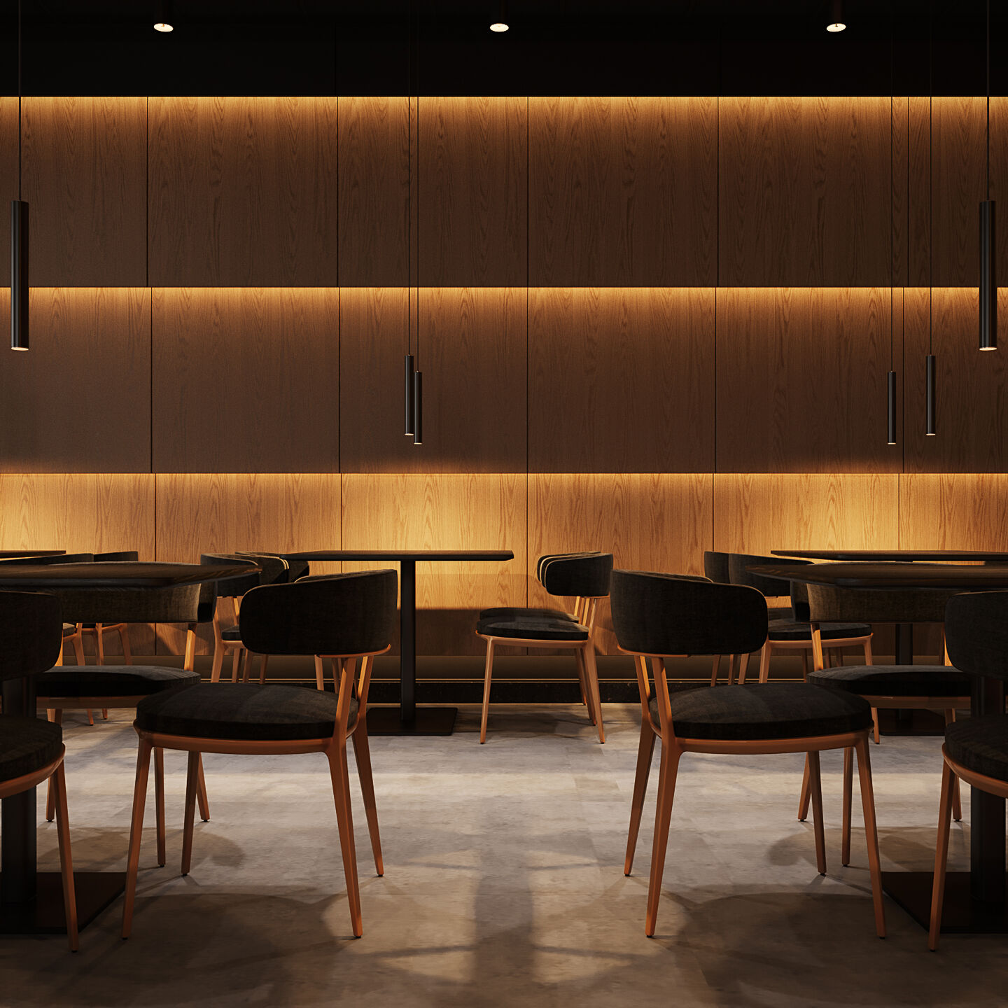 Repetition of elements creates clarity, allowing the space to remain legible and composed.