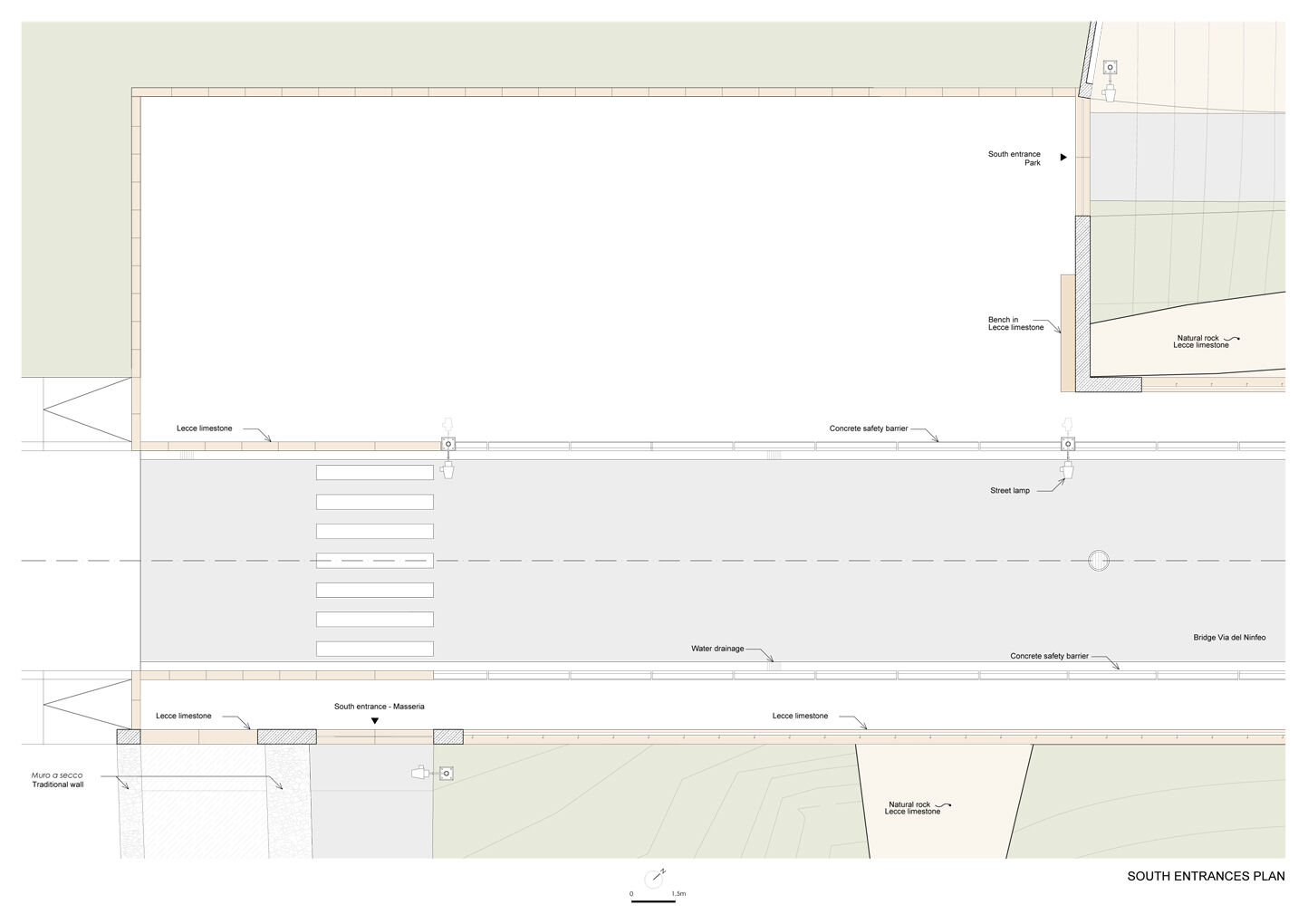 South entrances plan
