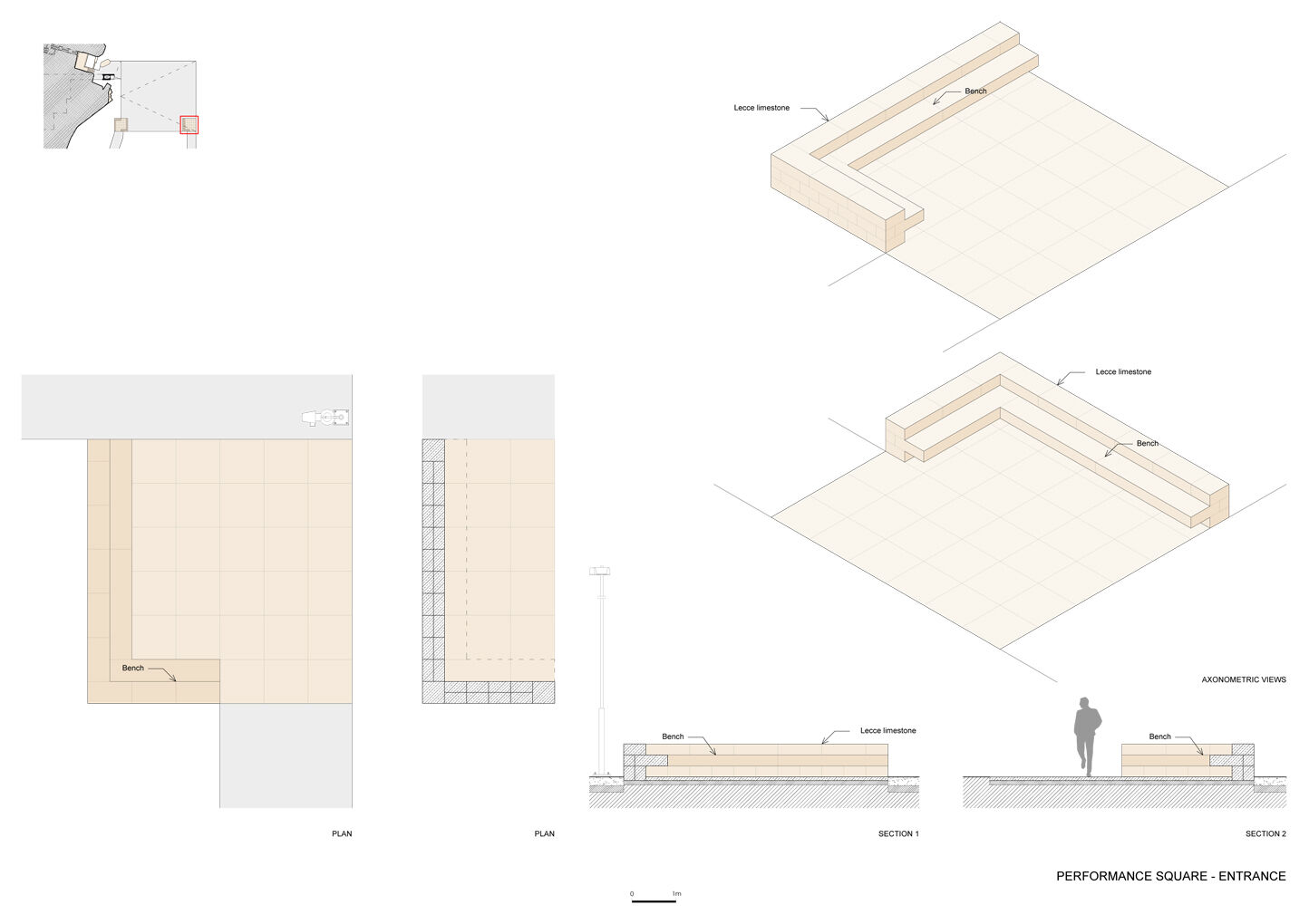 Performance square - entrance