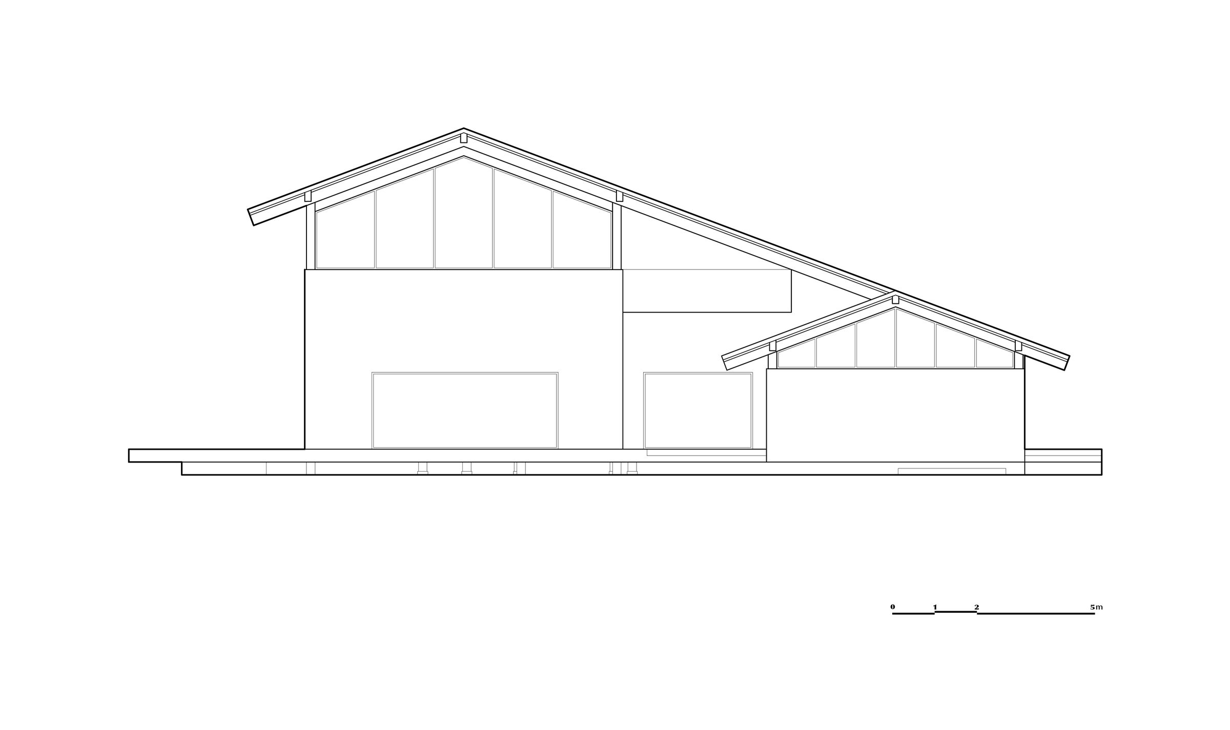 South Elevation Drawing of Building 3