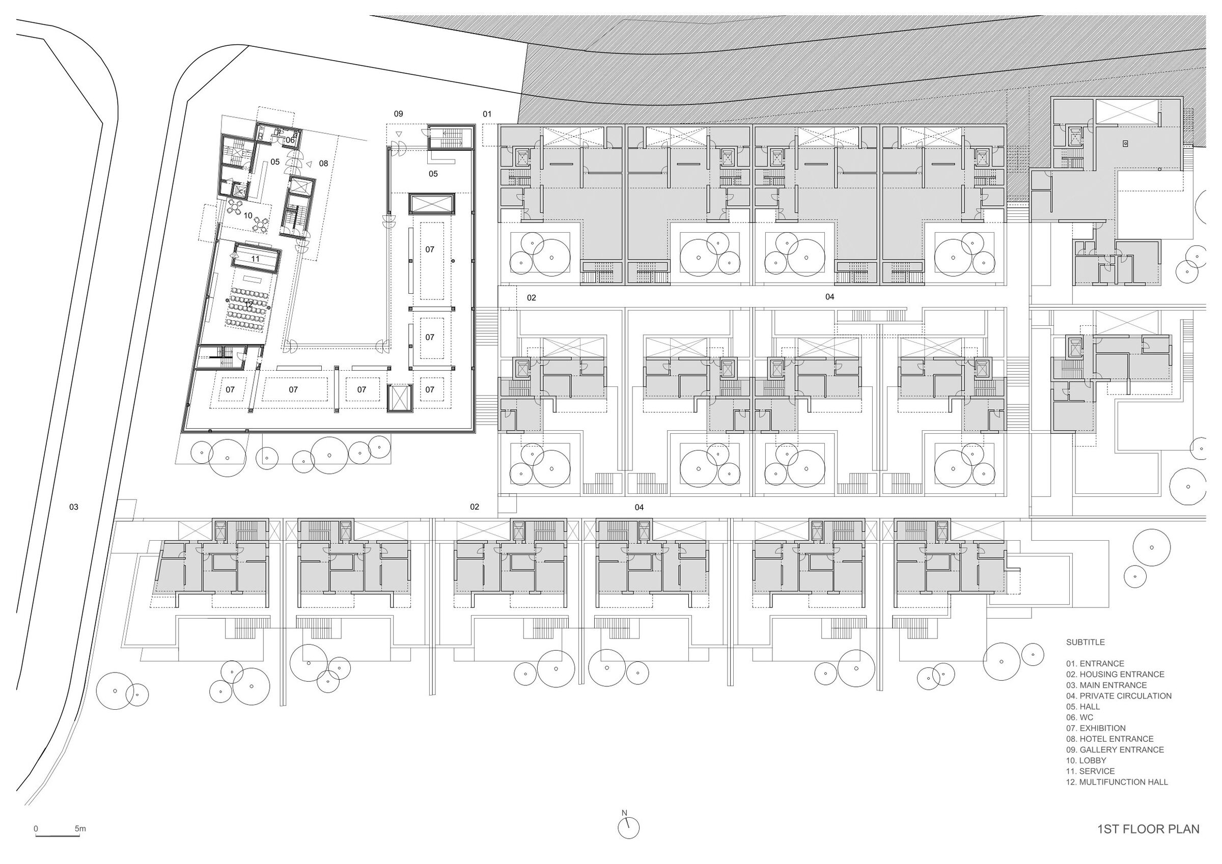 1 ST floor plan