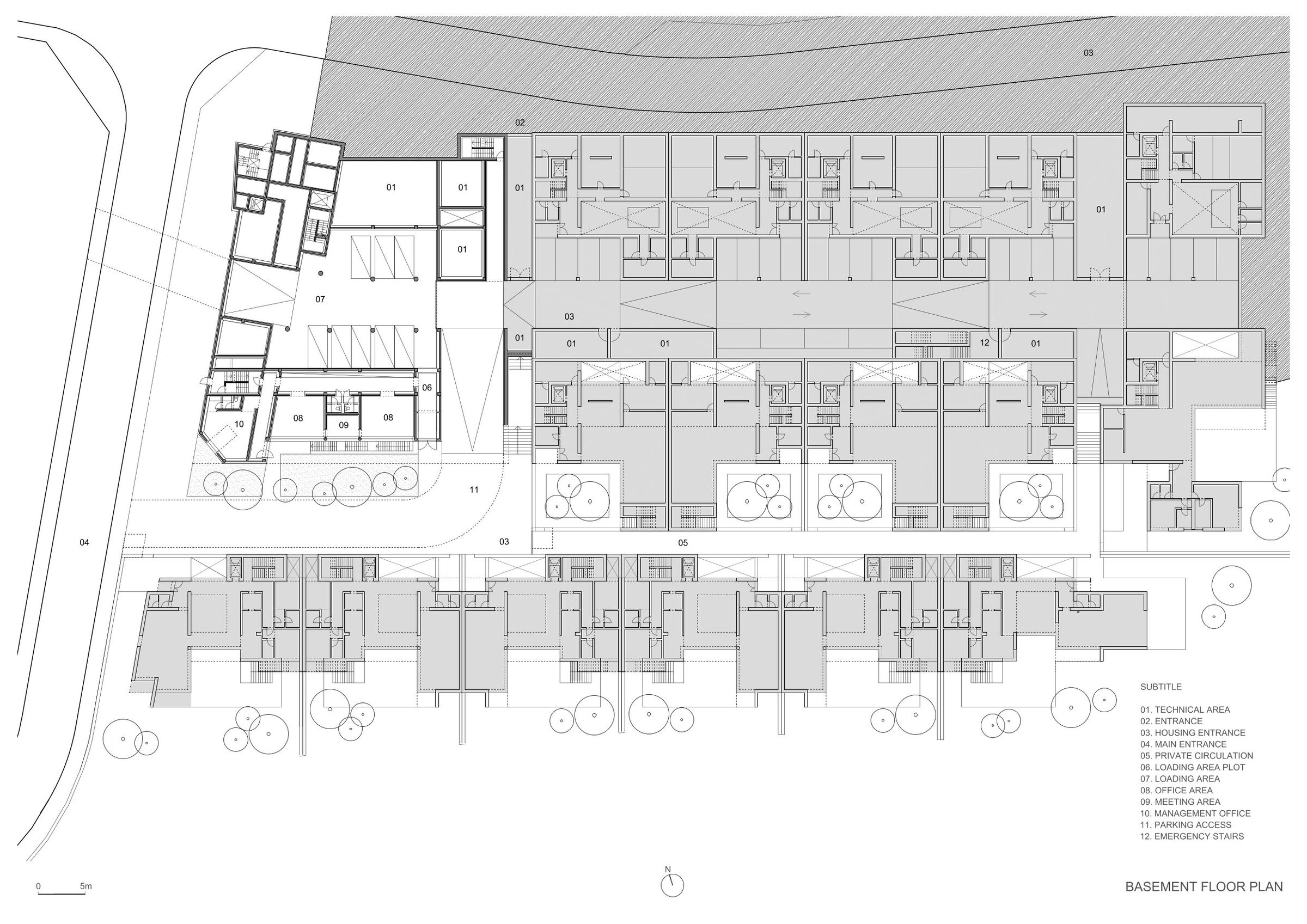 Basement floor plan
