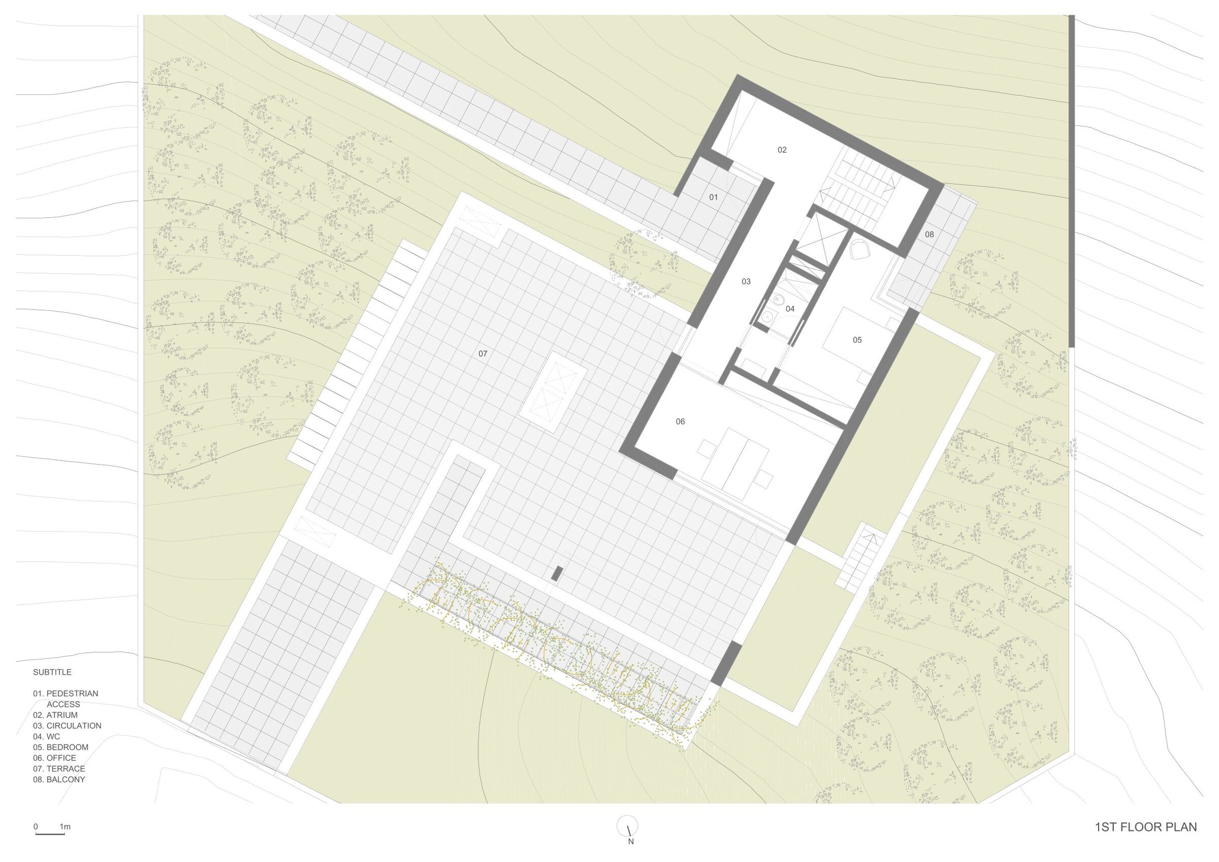 1 st floor plan