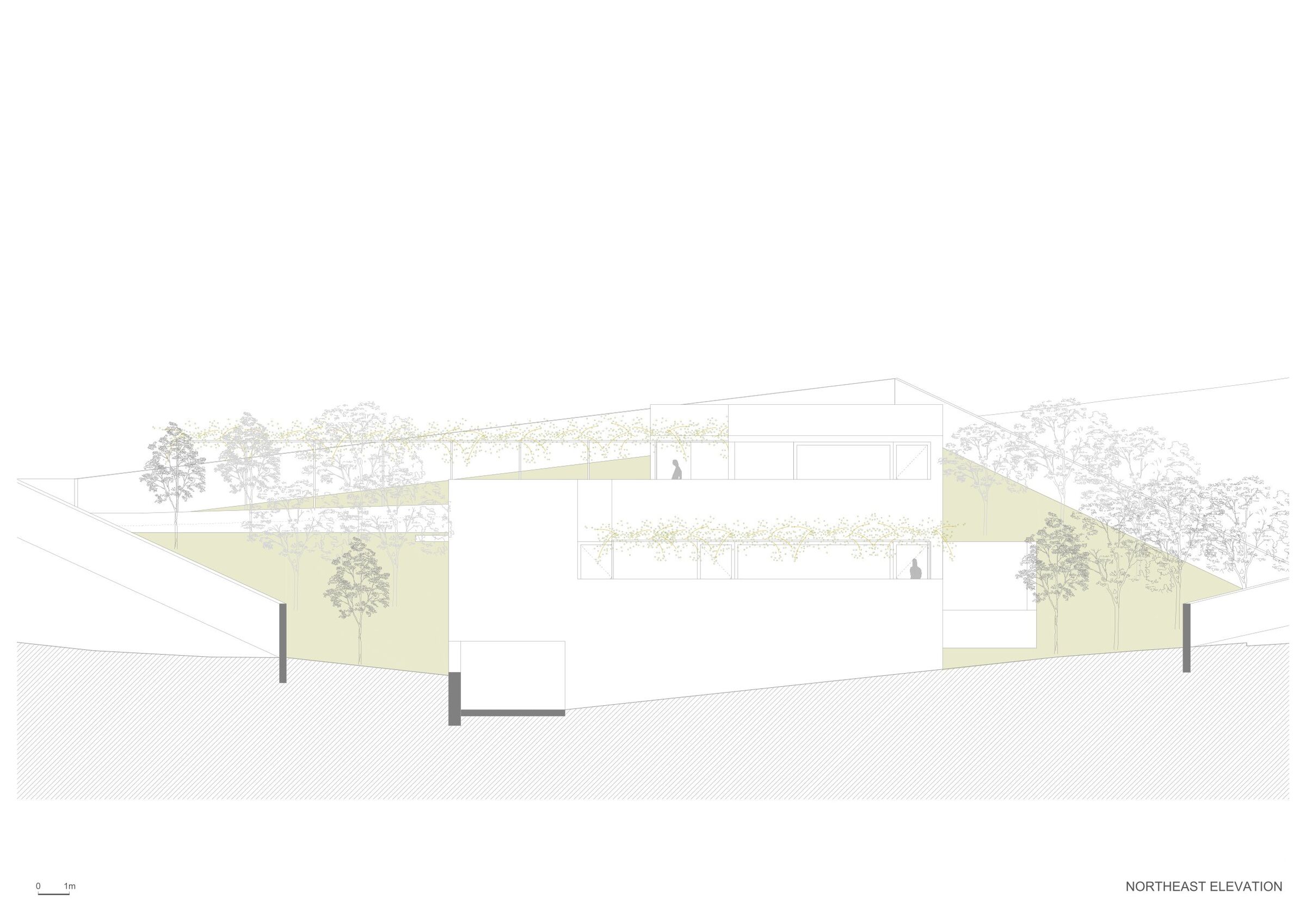 Northeast elevation