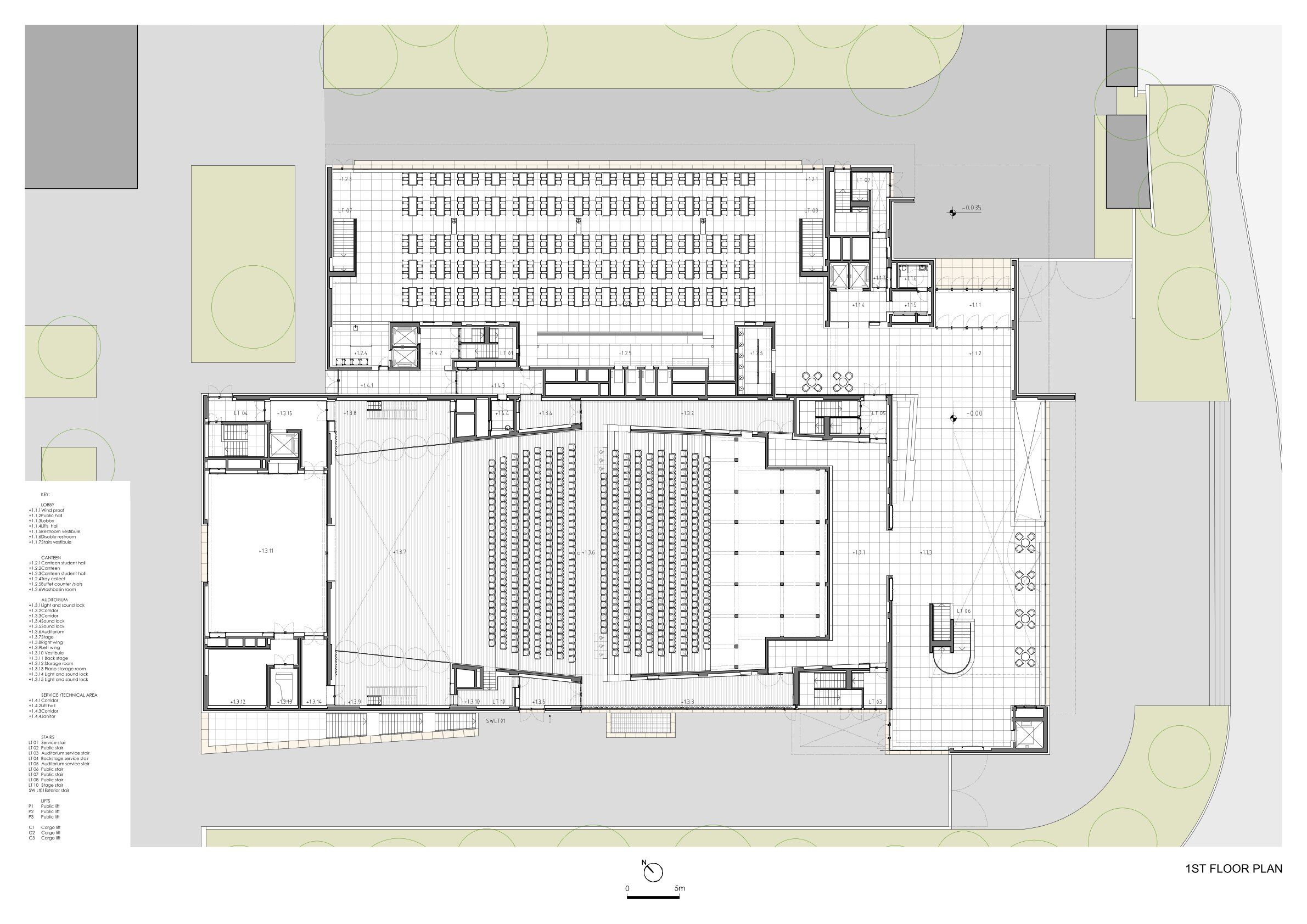 1 st floor plan