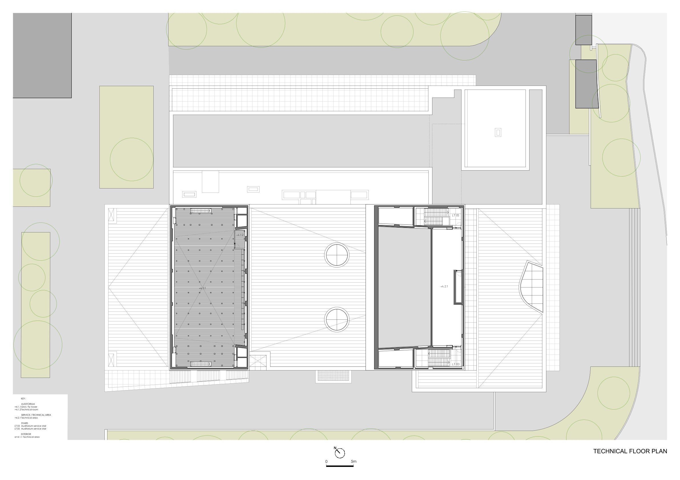 Technical floor plan